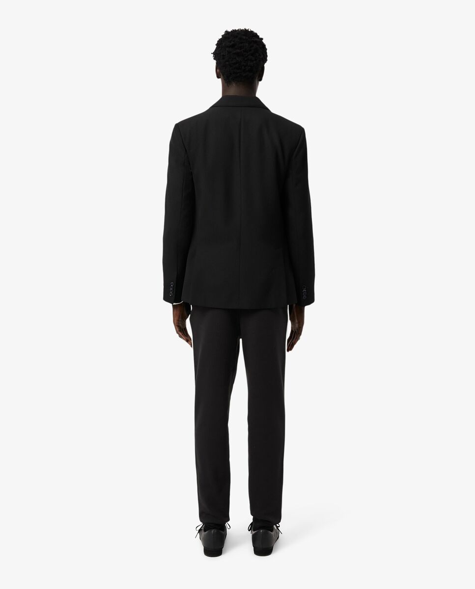 Pantalón de hombre de chándal con ribete de logotipo - Lacoste - Negro Negro-2