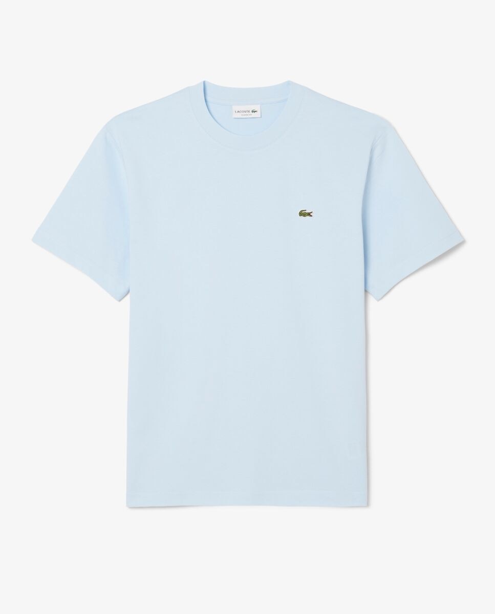 Camiseta de hombre de algodón de manga corta - Lacoste - Azul claro Azul claro-6