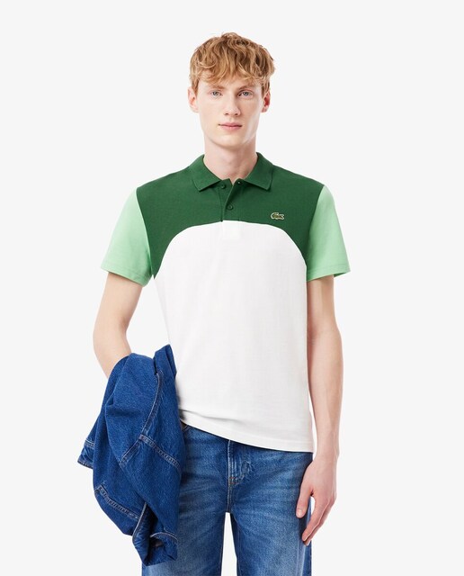 Imagen 0 de Polo de hombre  de corte regular con bloques de color