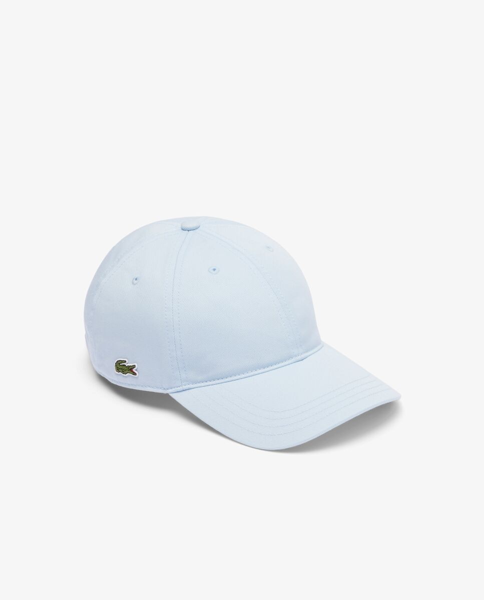 Gorra de sarga de algodón de hombre. - Lacoste - Azul claro Azul claro-1