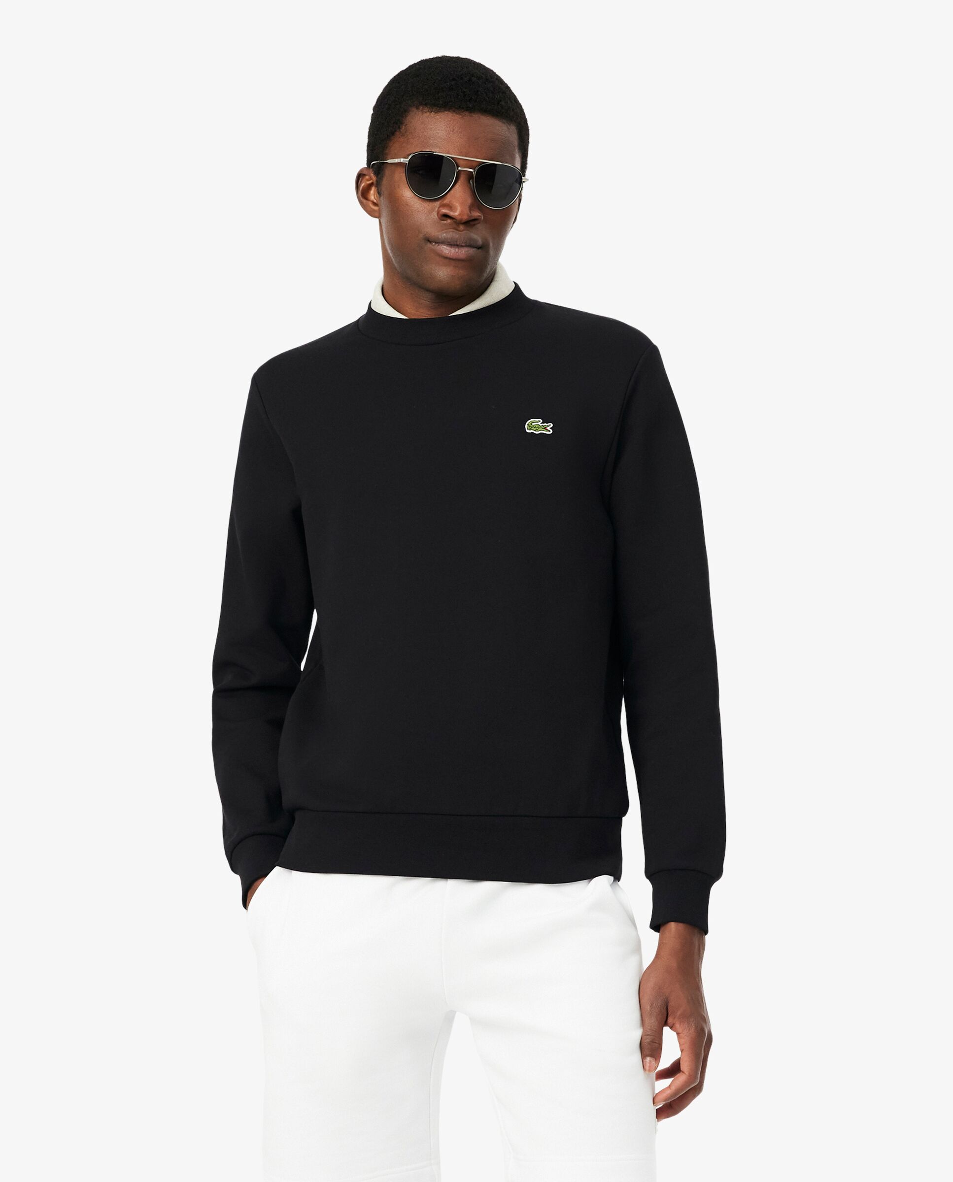Sudaderas sin capucha de hombre - Lacoste - Negro Negro-1