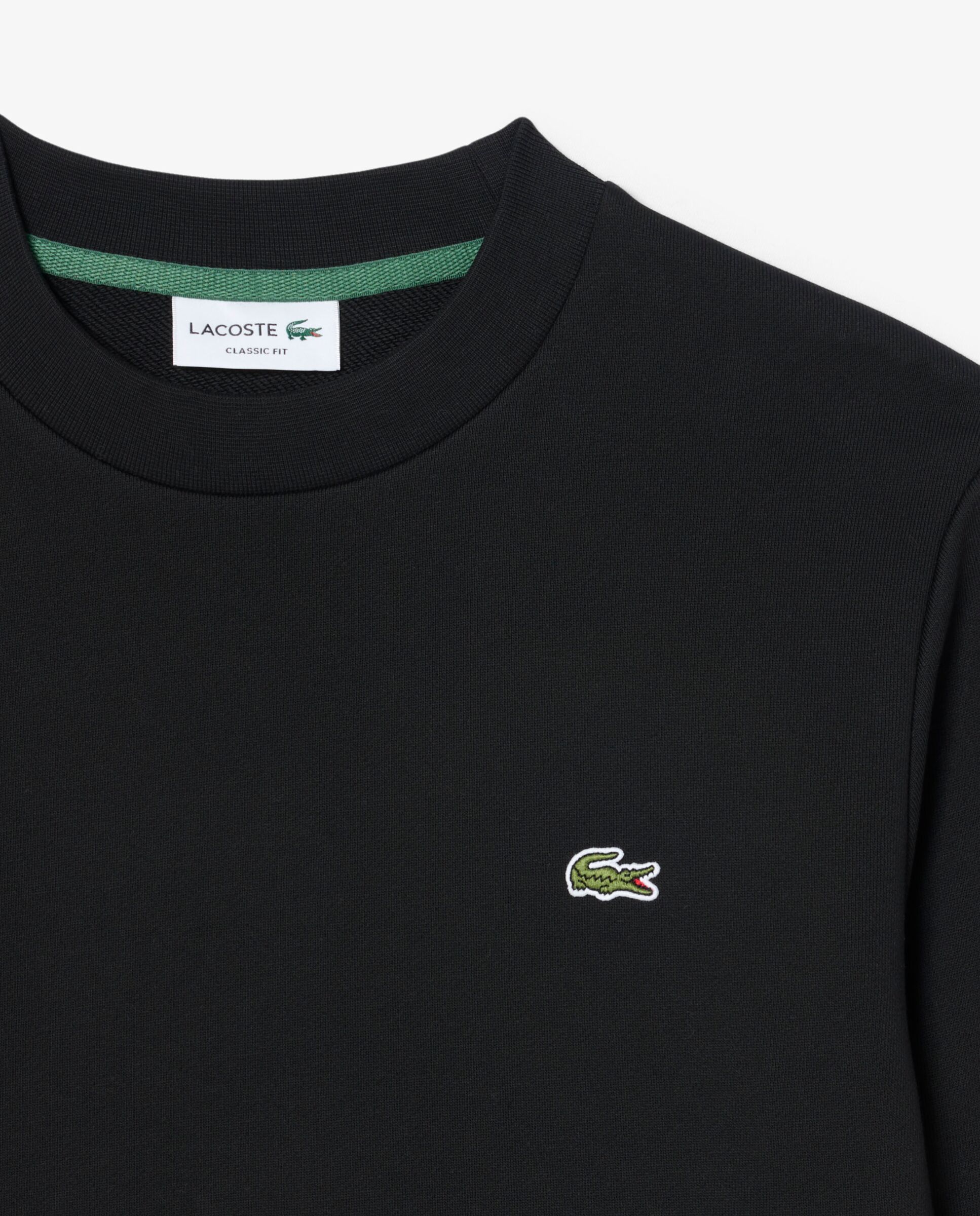 Sudaderas sin capucha de hombre - Lacoste - Negro Negro-5