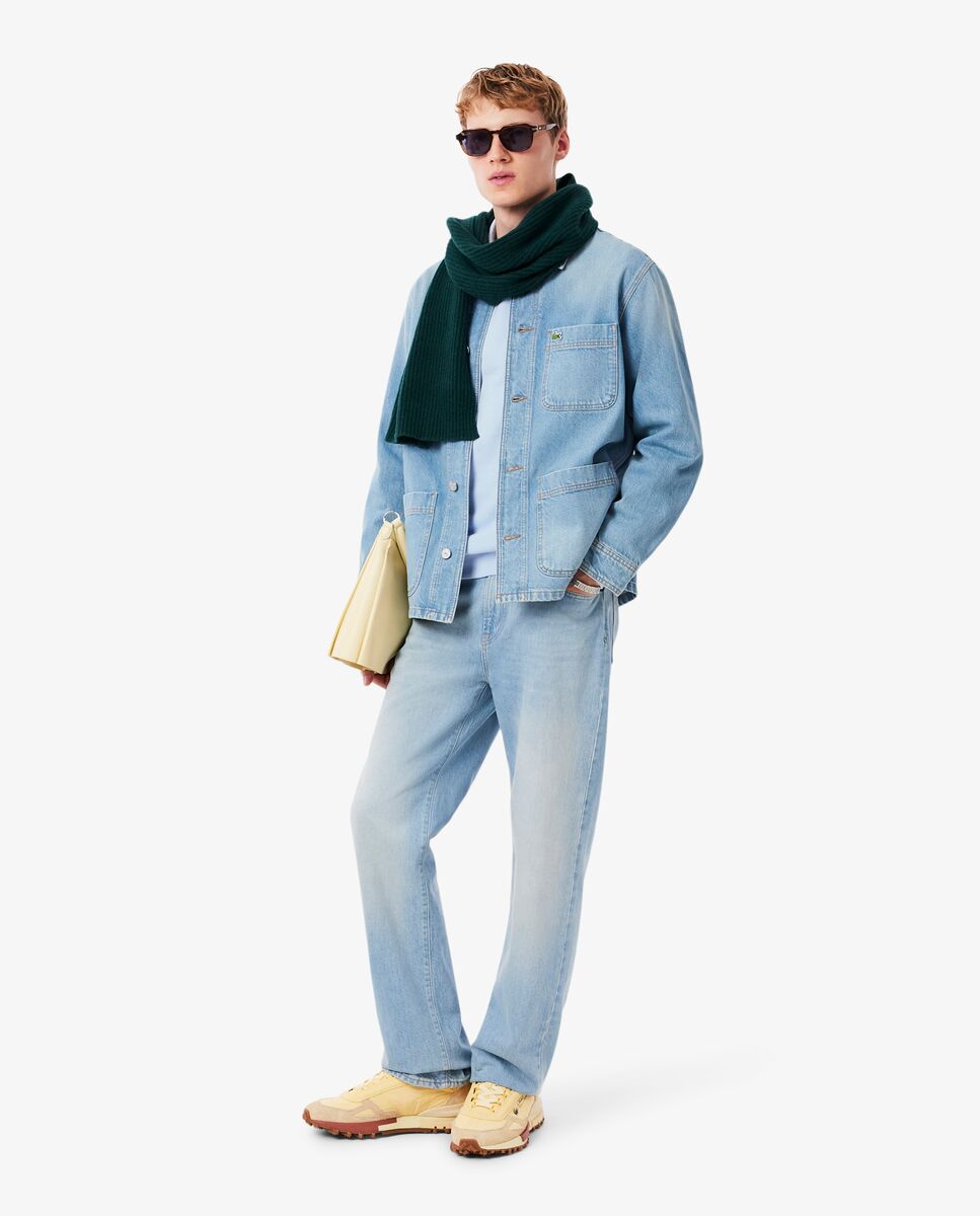 Sudaderas sin capucha de hombre - Lacoste - Azul claro Azul claro-4