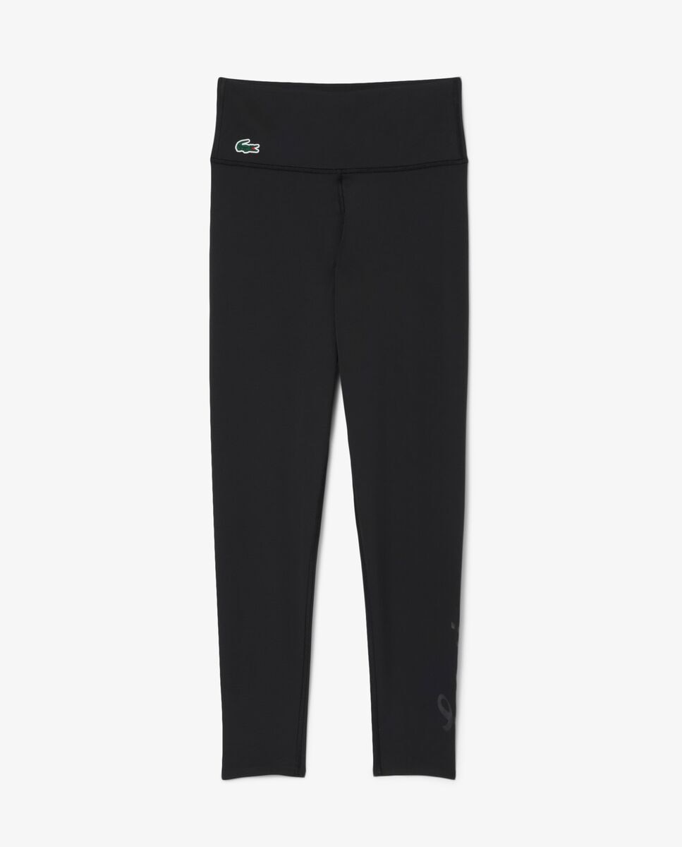 Leggin de mujer deportivo de tiro alto con bolsillo para llaves - Lacoste - Gris oscuro Gris oscuro-6