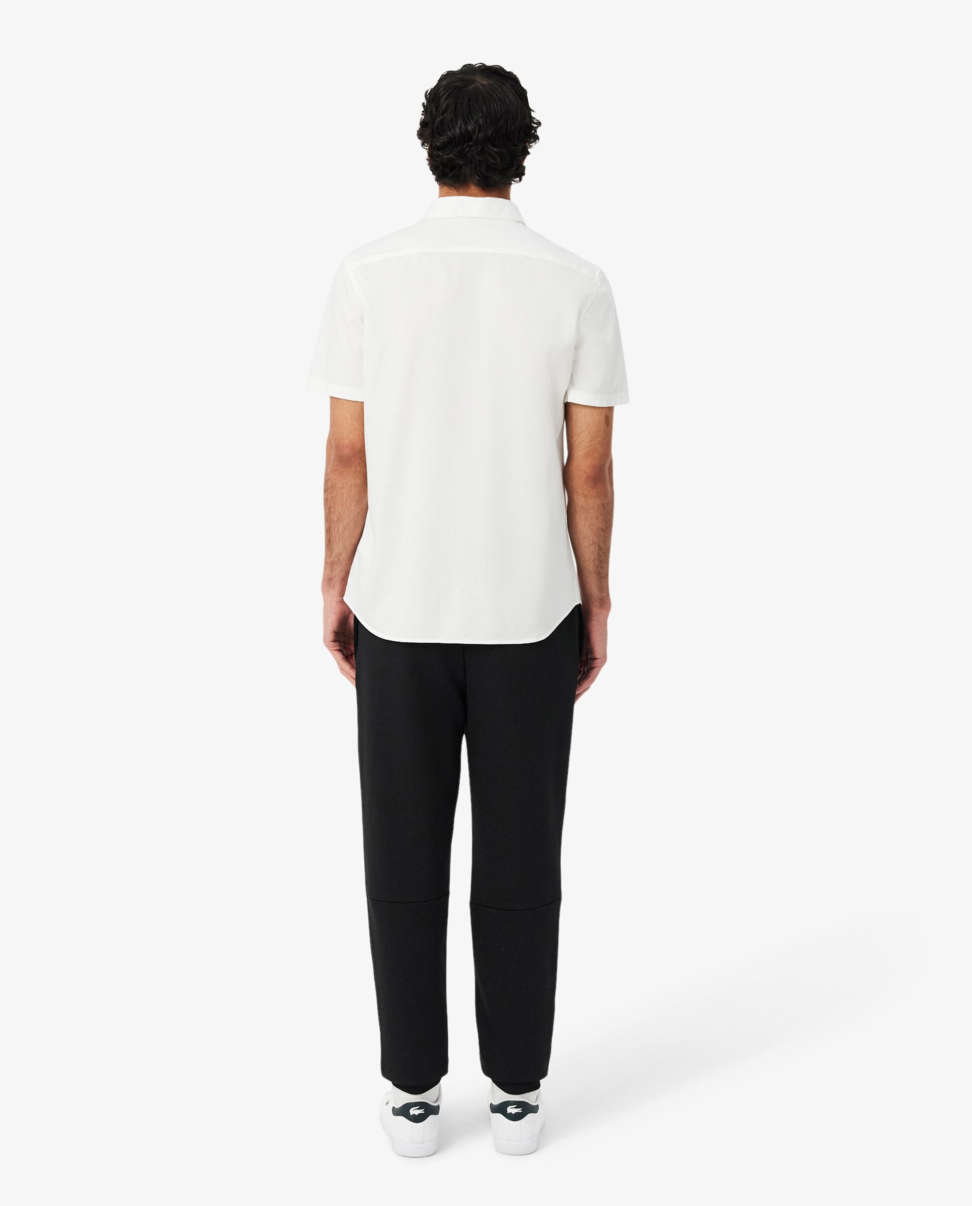 Pantalón de hombre de chándal con ribete de logotipo - Lacoste - Negro Negro-2