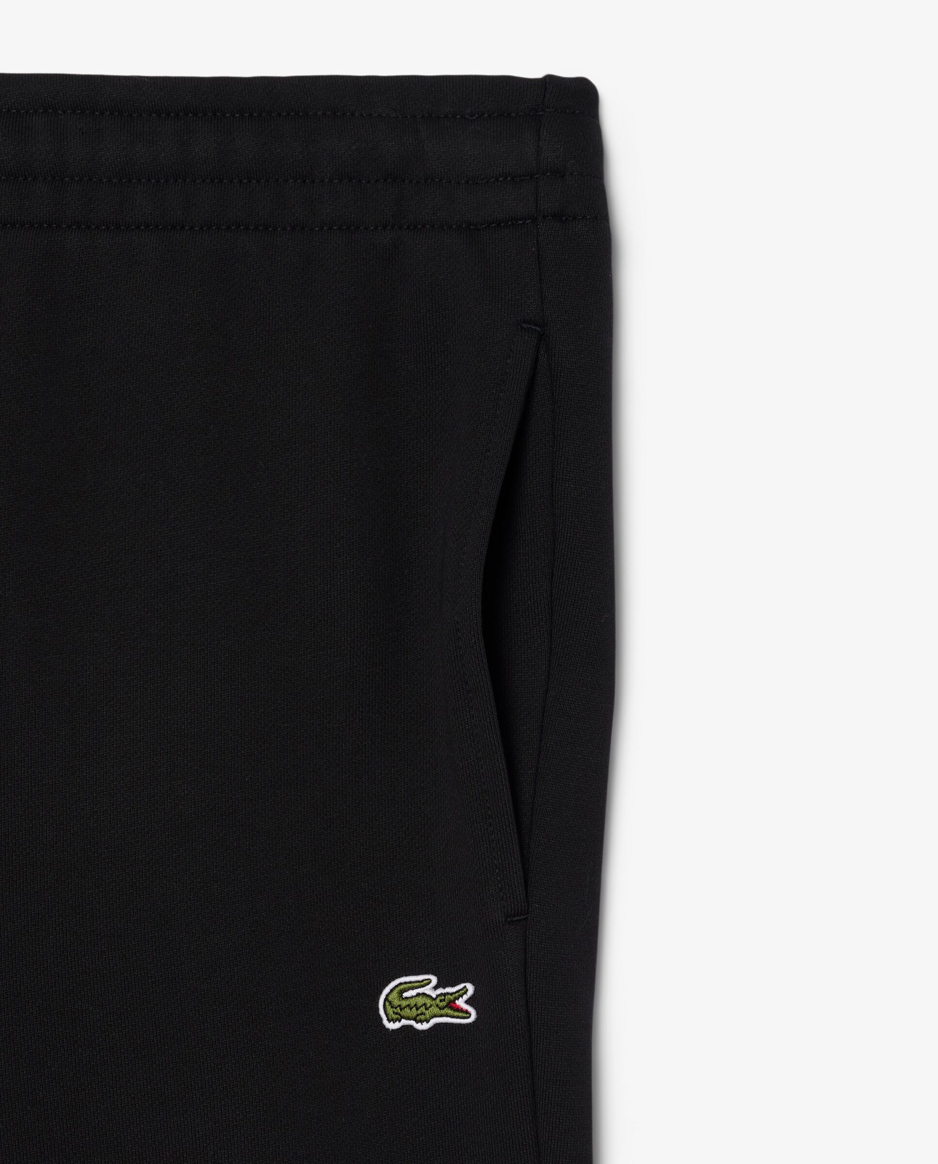 Pantalón de hombre de chándal con ribete de logotipo - Lacoste - Negro Negro-5