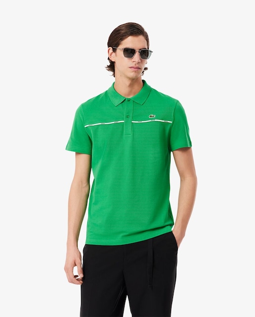Imagen 0 de Polo de hombre  de corte regular con ribete de logotipo