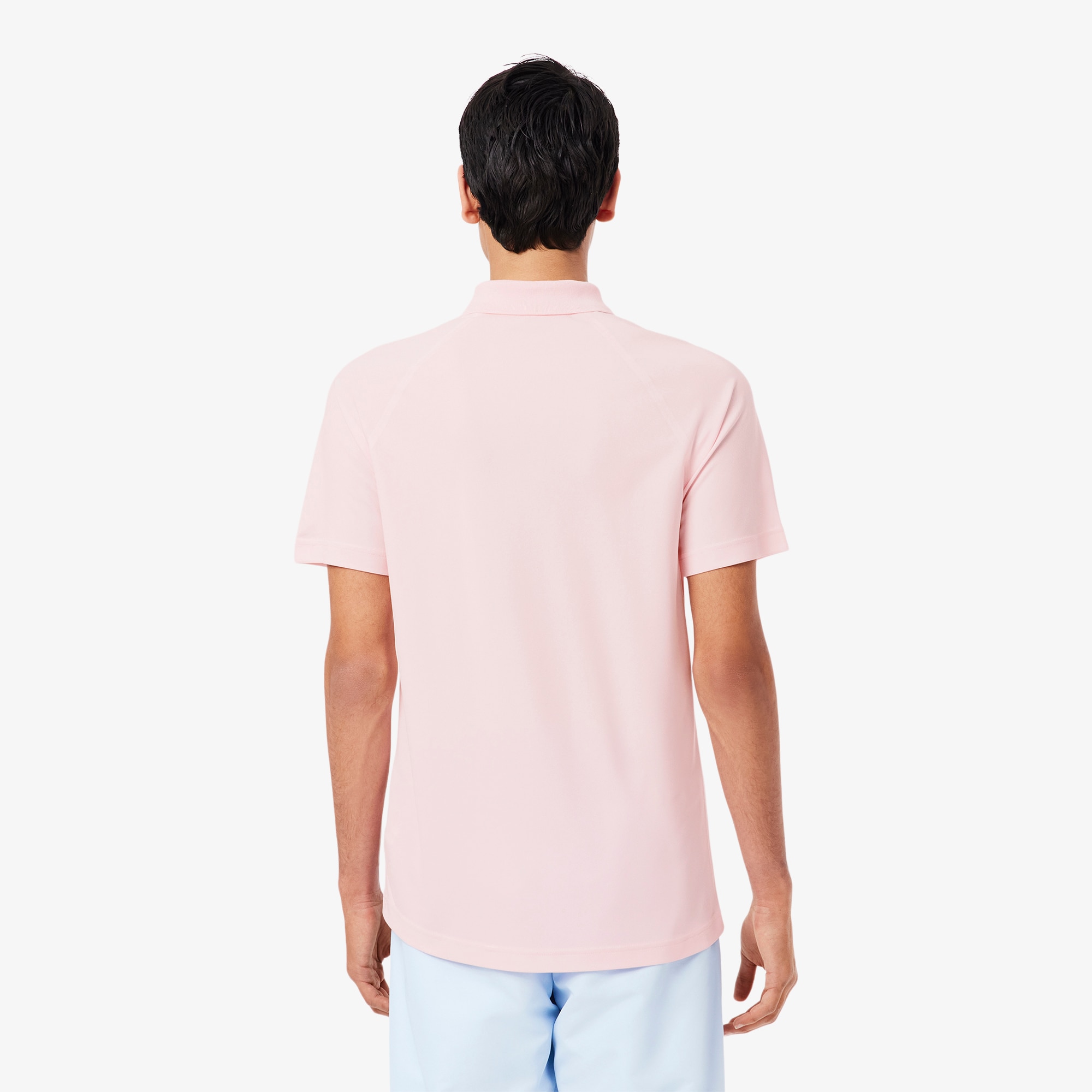 Polo de hombre de corte regular con protección UV de manga corta - Lacoste - Rosa Rosa-2