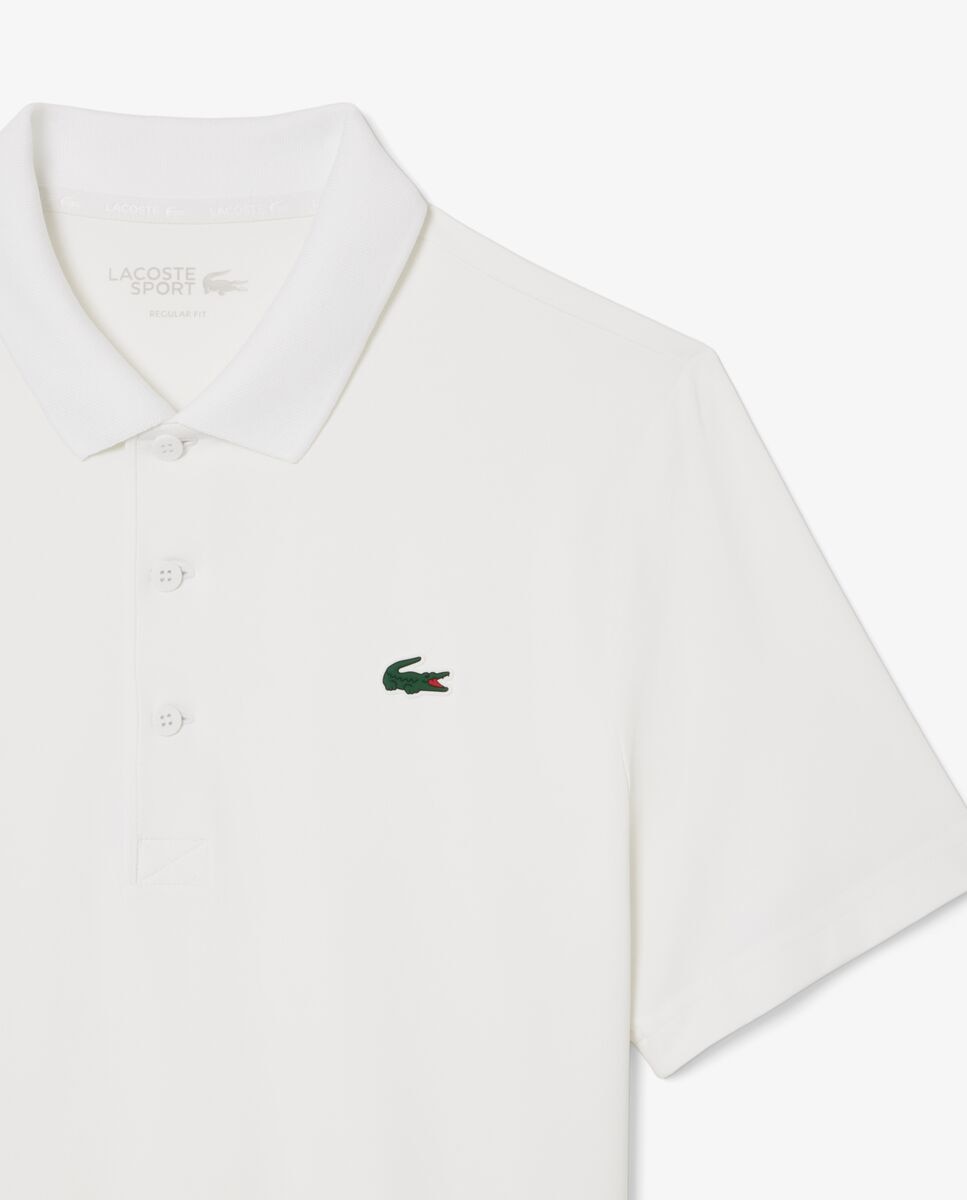 Lacoste - Polo de hombre de golf de corte regular con protección uv de manga corta.