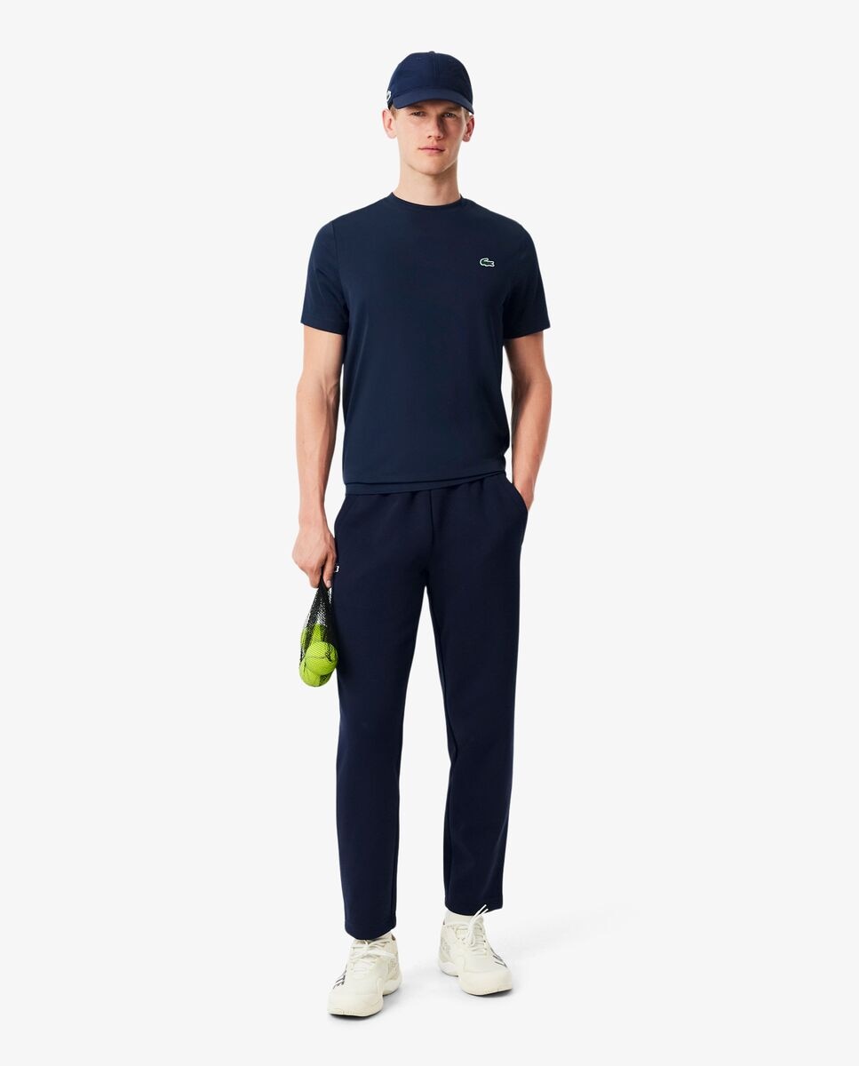 Camiseta de hombre deportiva elástica ligera con protección uv de manga corta - Azul marino Azul marino-4