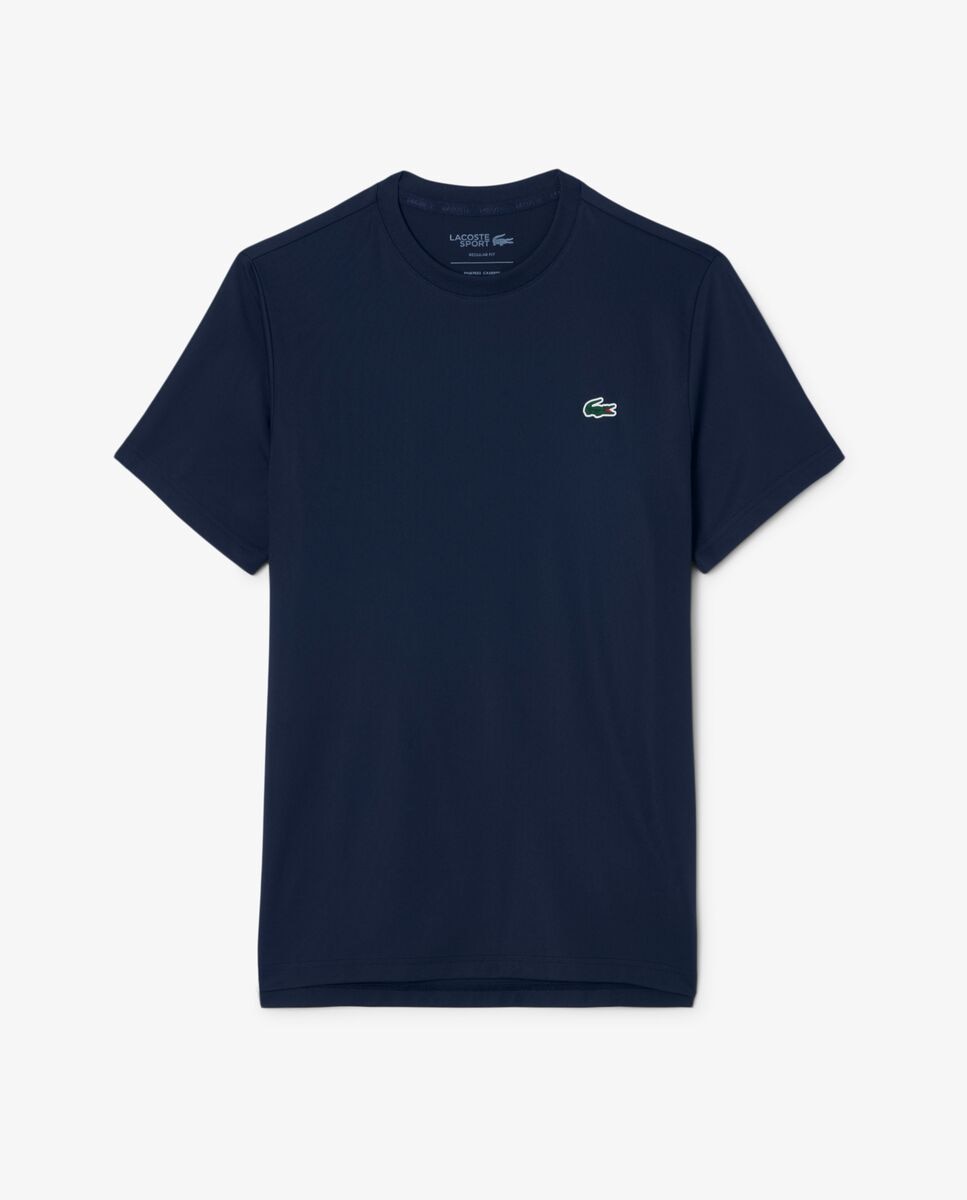 Camiseta de hombre deportiva elástica ligera con protección uv de manga corta - Azul marino Azul marino-6
