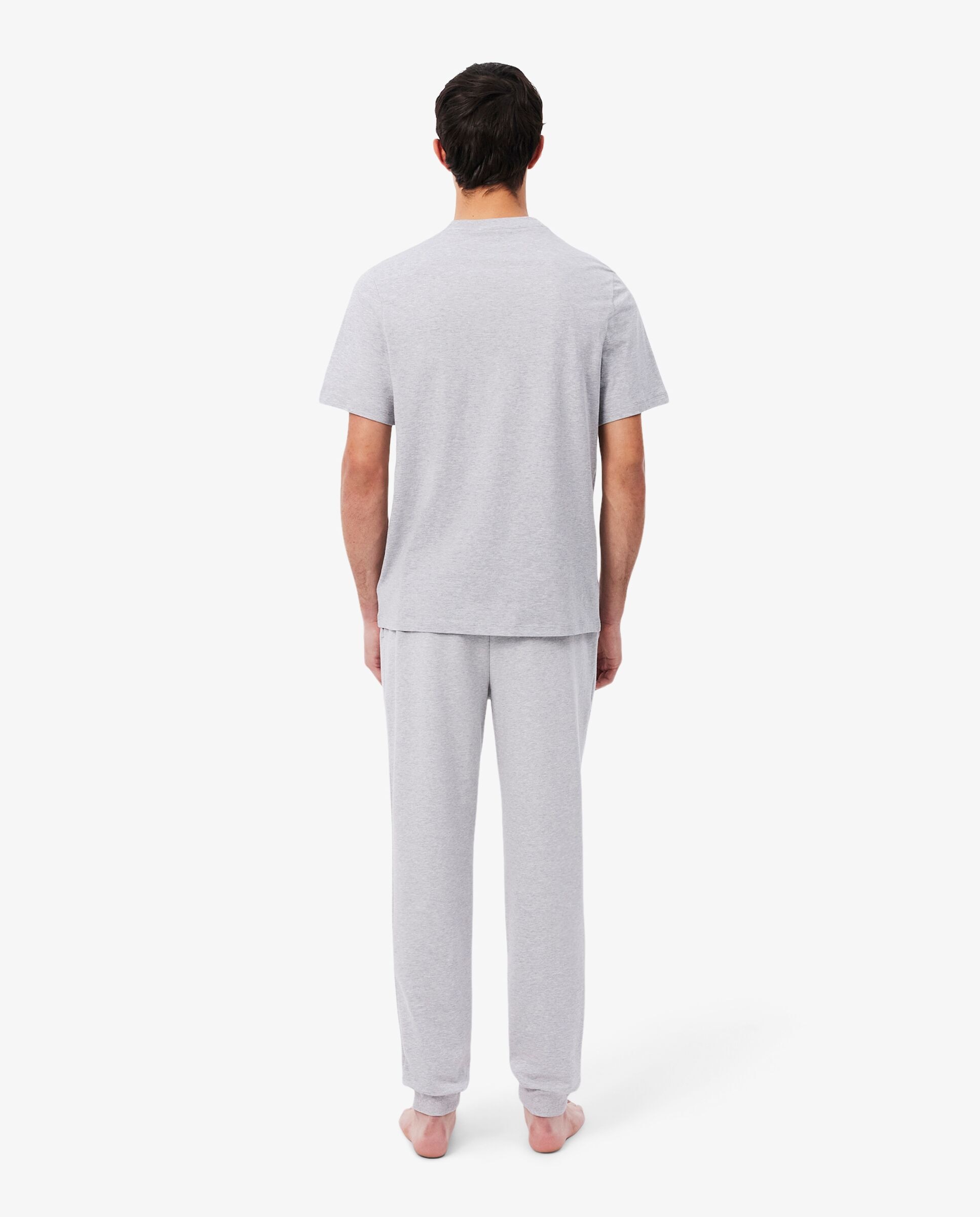 Joggers confort de polar con logo en la cintura de hombre - Lacoste - Gris oscuro Gris oscuro-2