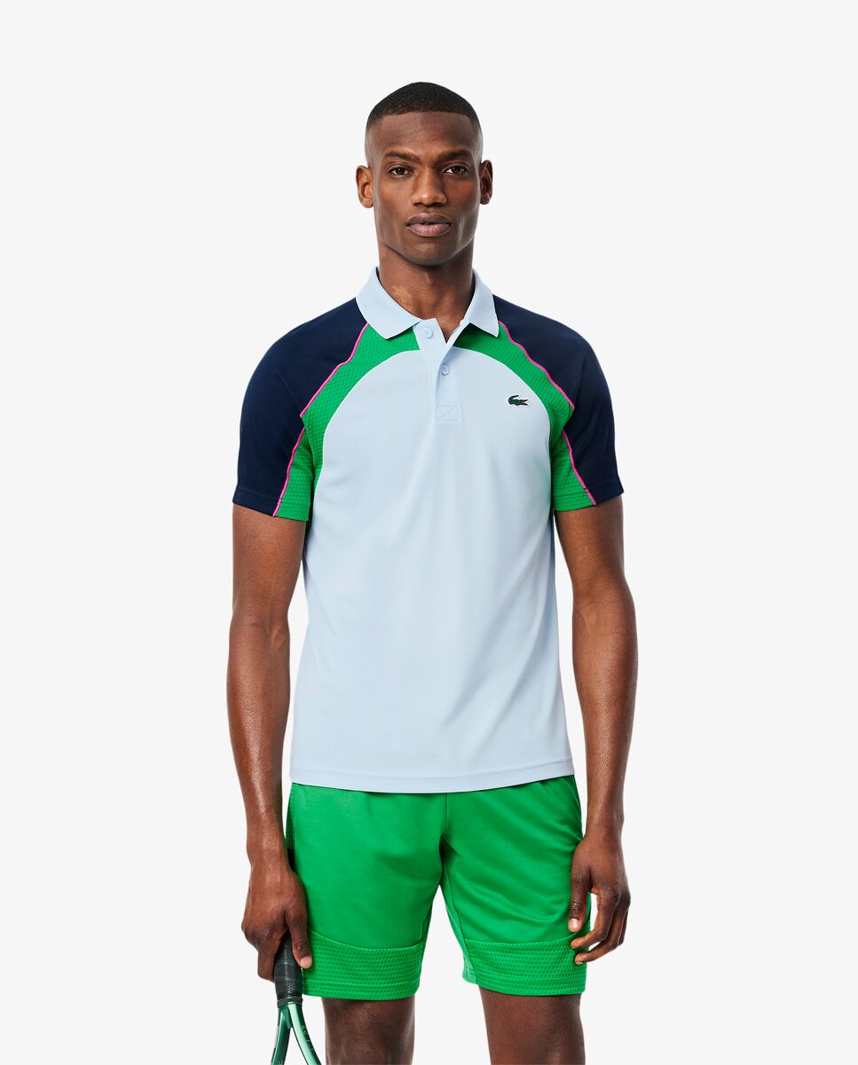 Polo de hombre de tenis con bloques de color Ultra Dry de manga corta