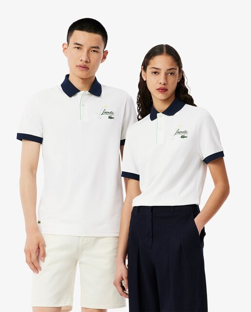 Imagen 0 de Polo unisex tenis Mutua Madrid Open Edition en blanco de manga corta