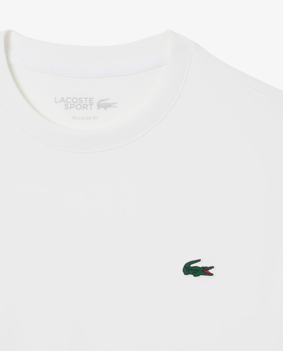 Camiseta de hombre deportiva elástica ligera con protección uv de manga corta - Blanco Blanco-5