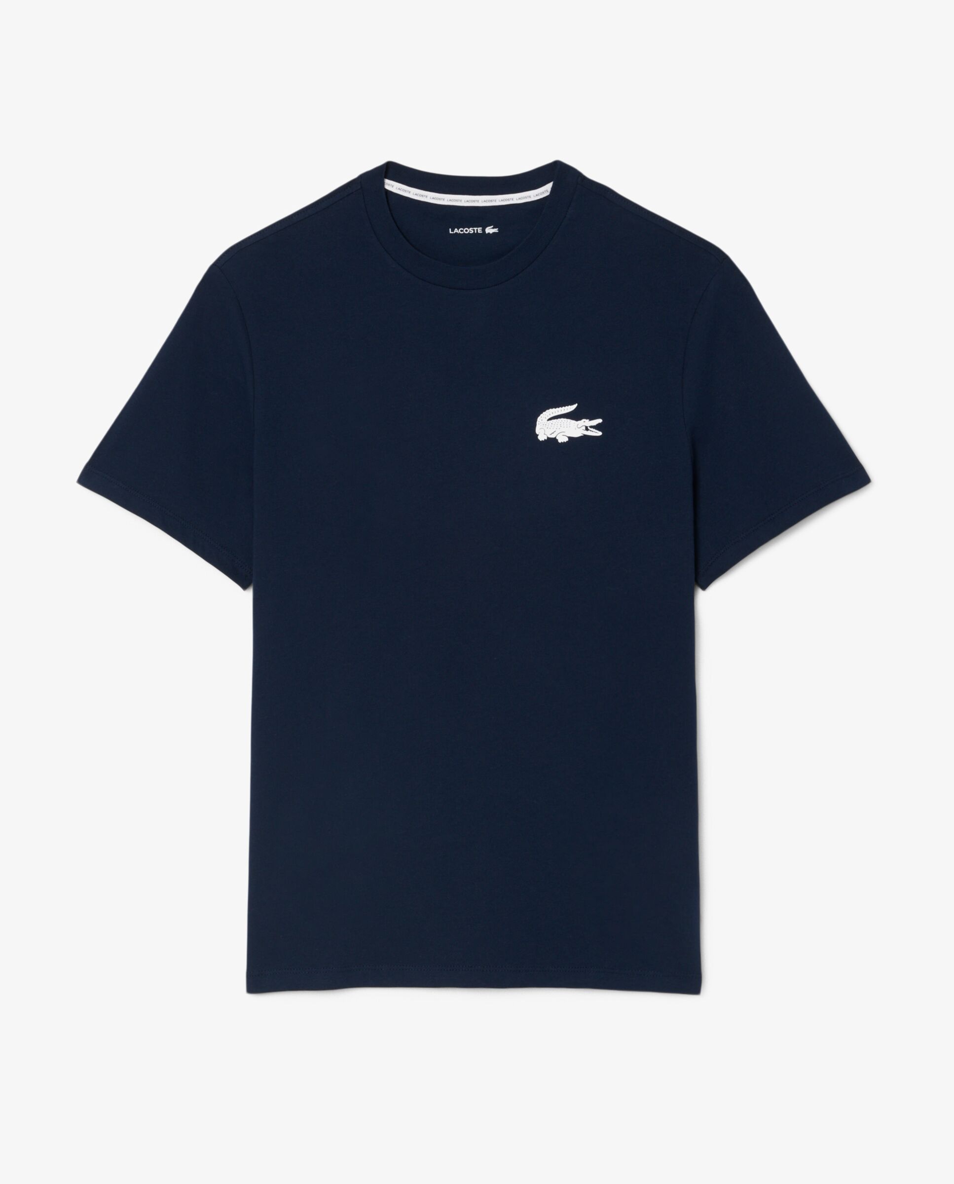 Camiseta Lacoste loungewear de algodón con micrologo - Blanco Blanco-6