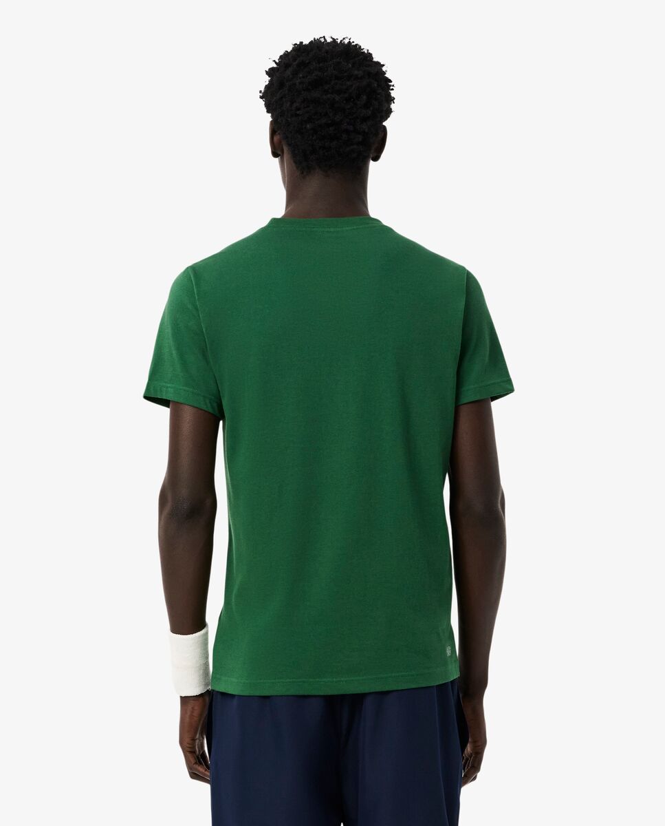 Imagen 2 de Camiseta deportiva transpirable y ultra seca con cuello redondo - Verde Verde