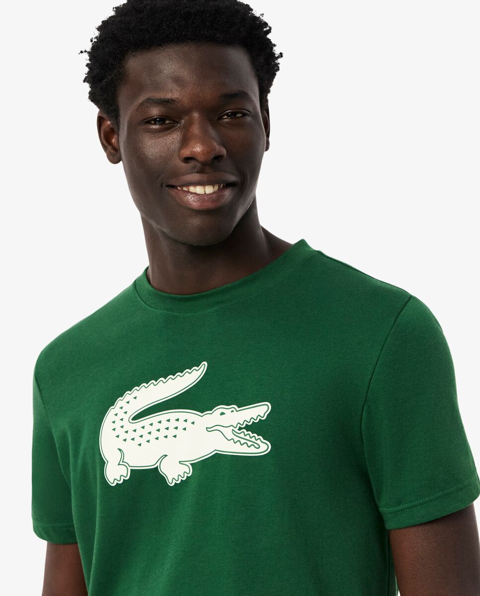 Imagen 3 de Camiseta deportiva transpirable y ultra seca con cuello redondo - Verde Verde