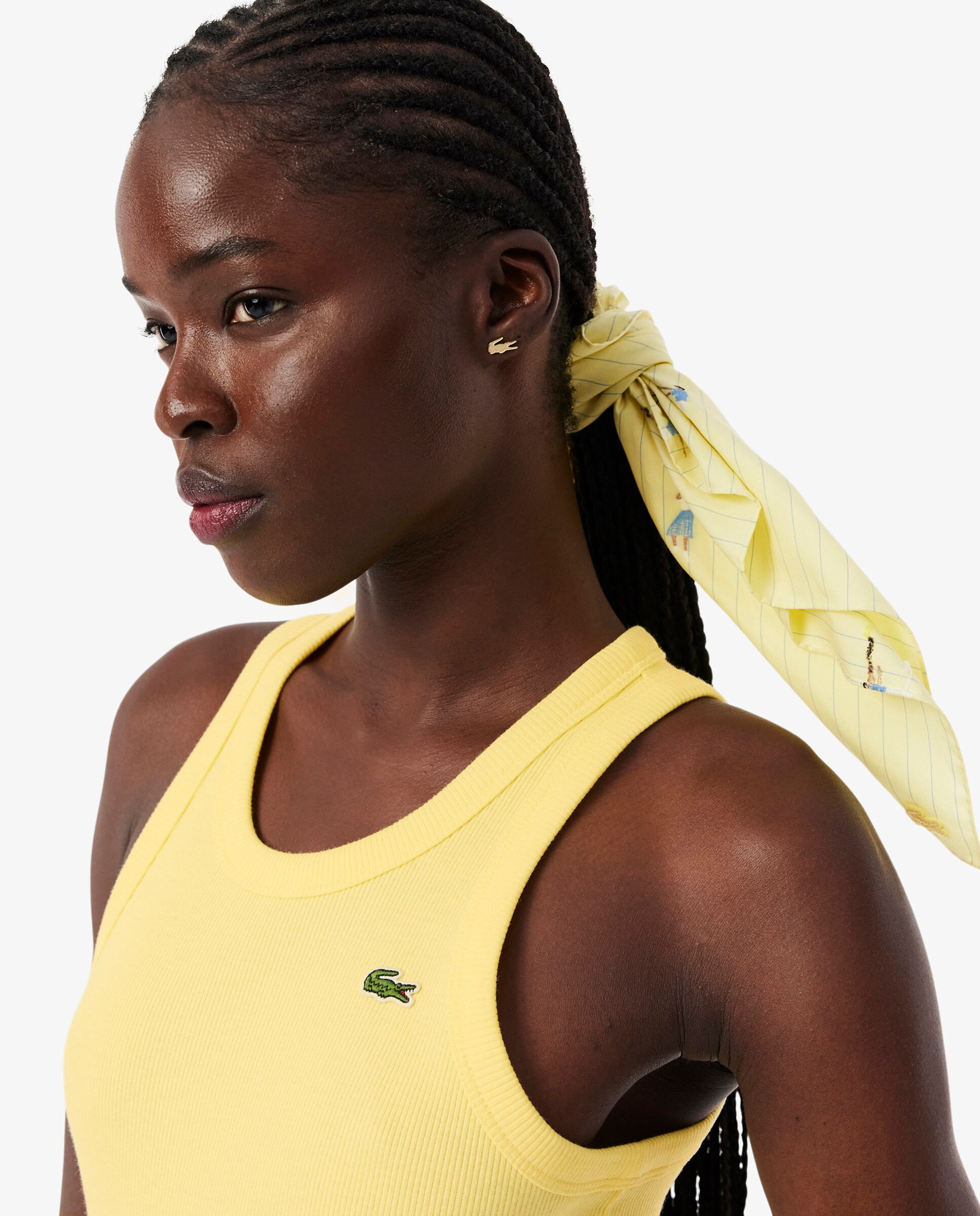Imagen 3 de Vestido Lacoste en algodón ecológico sin mangas - Amarillo Amarillo