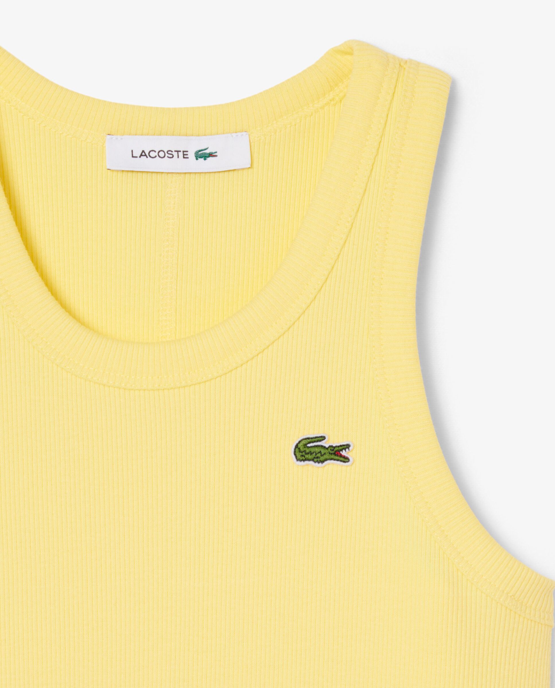 Imagen 5 de Vestido Lacoste en algodón ecológico sin mangas - Amarillo Amarillo