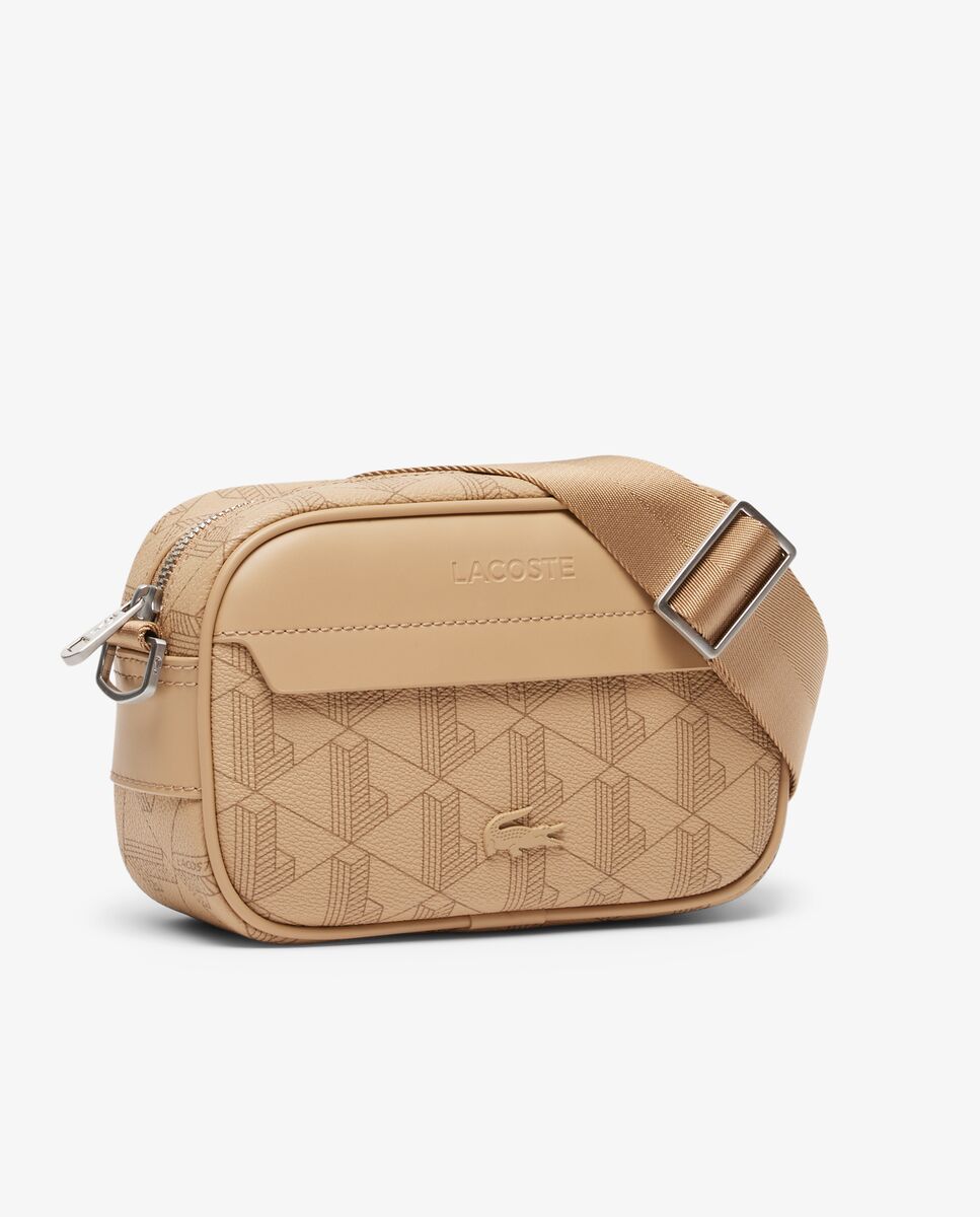Lacoste - Portadocumentos de hombre de mensajero pequeño the blend en mono viennois otter.