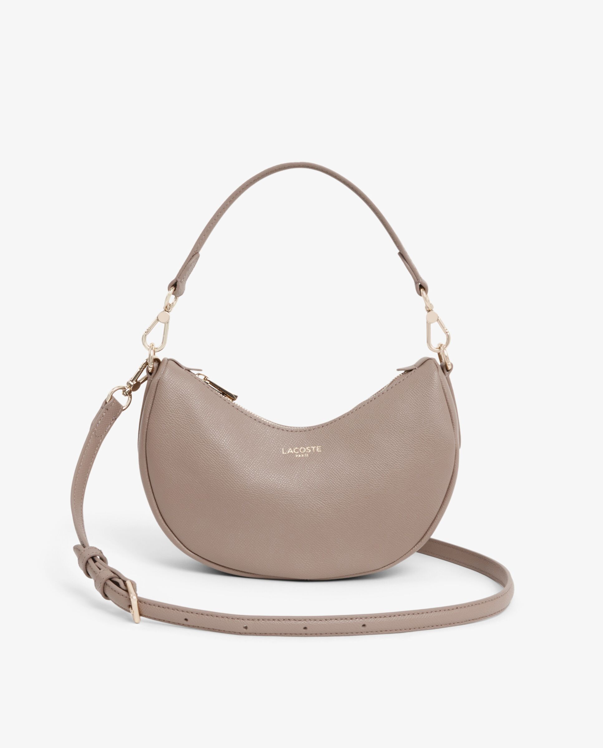 Bolso de mujer de medialuna pequeño champs-élysées en negro - Lacoste - Natural Natural-1