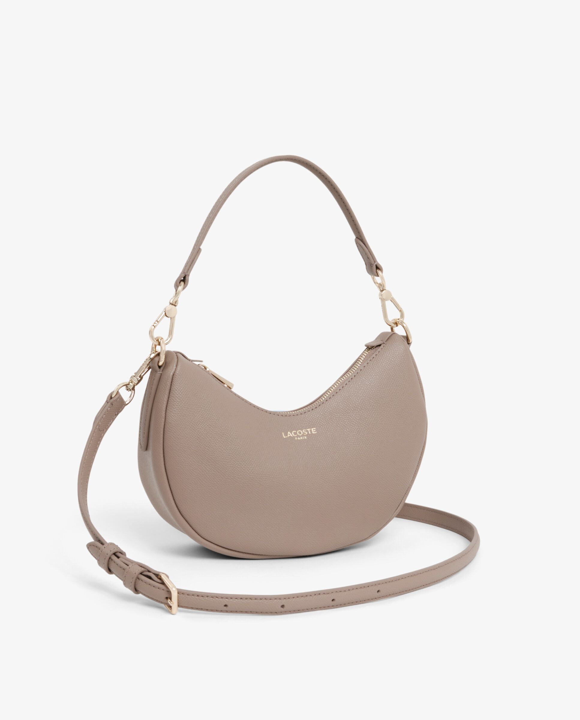 Bolso de mujer de medialuna pequeño champs-élysées en negro - Lacoste - Natural Natural-2
