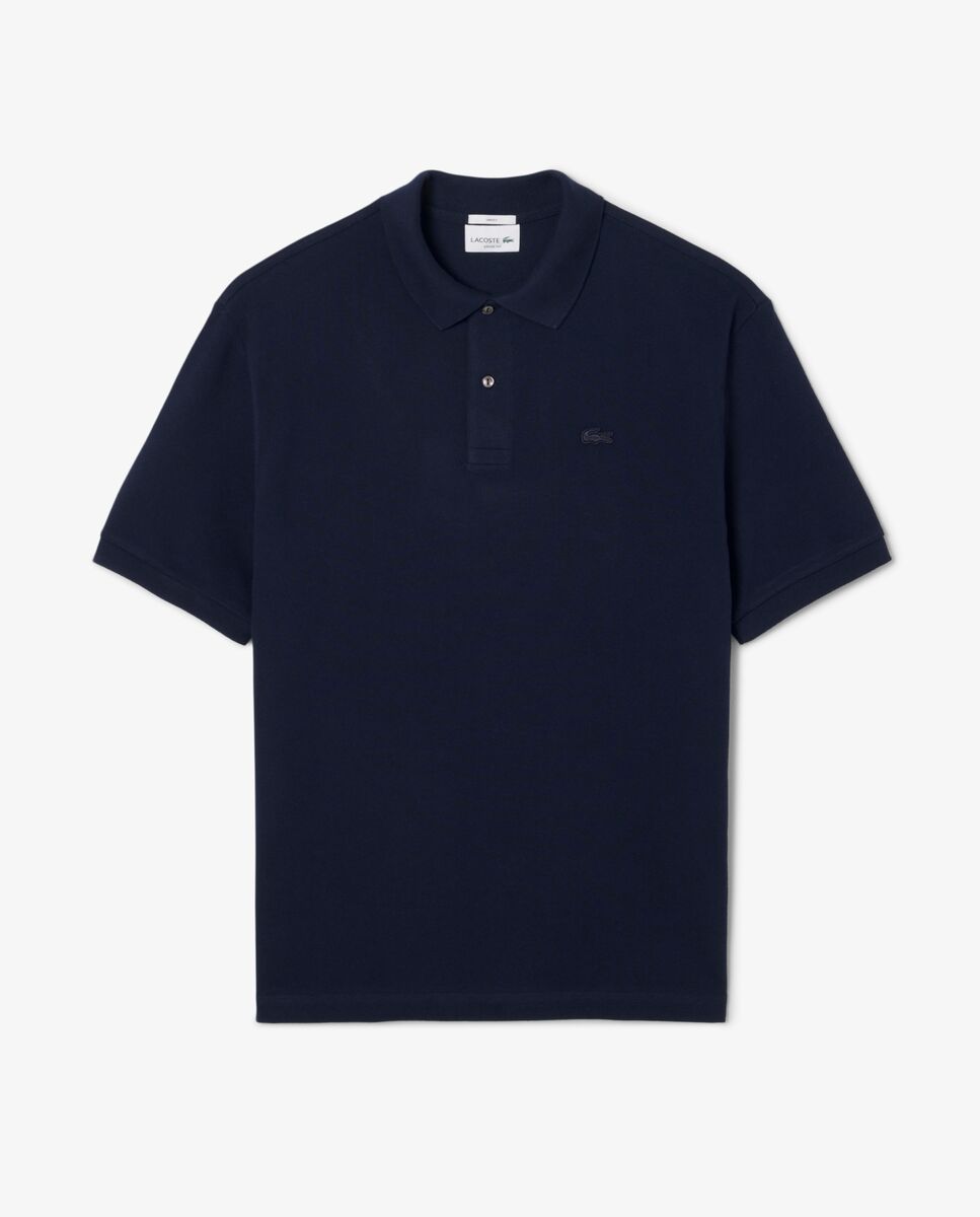 Polo de hombre de piqué grueso de corte amplio de manga corta - Lacoste - Azul marino Azul marino-5