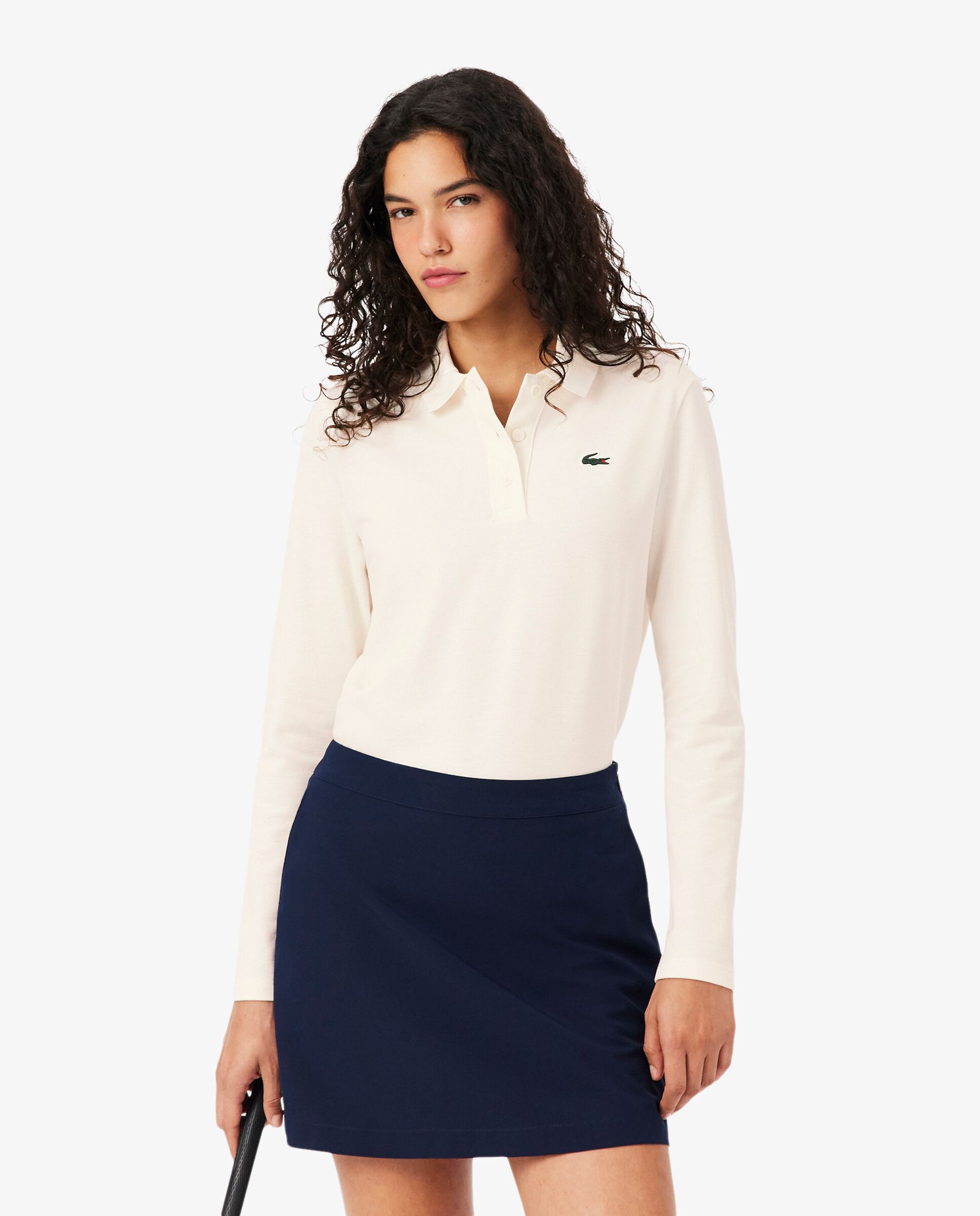 Imagen 1 de Polo de golf de mujer Lacoste - Blanco Blanco