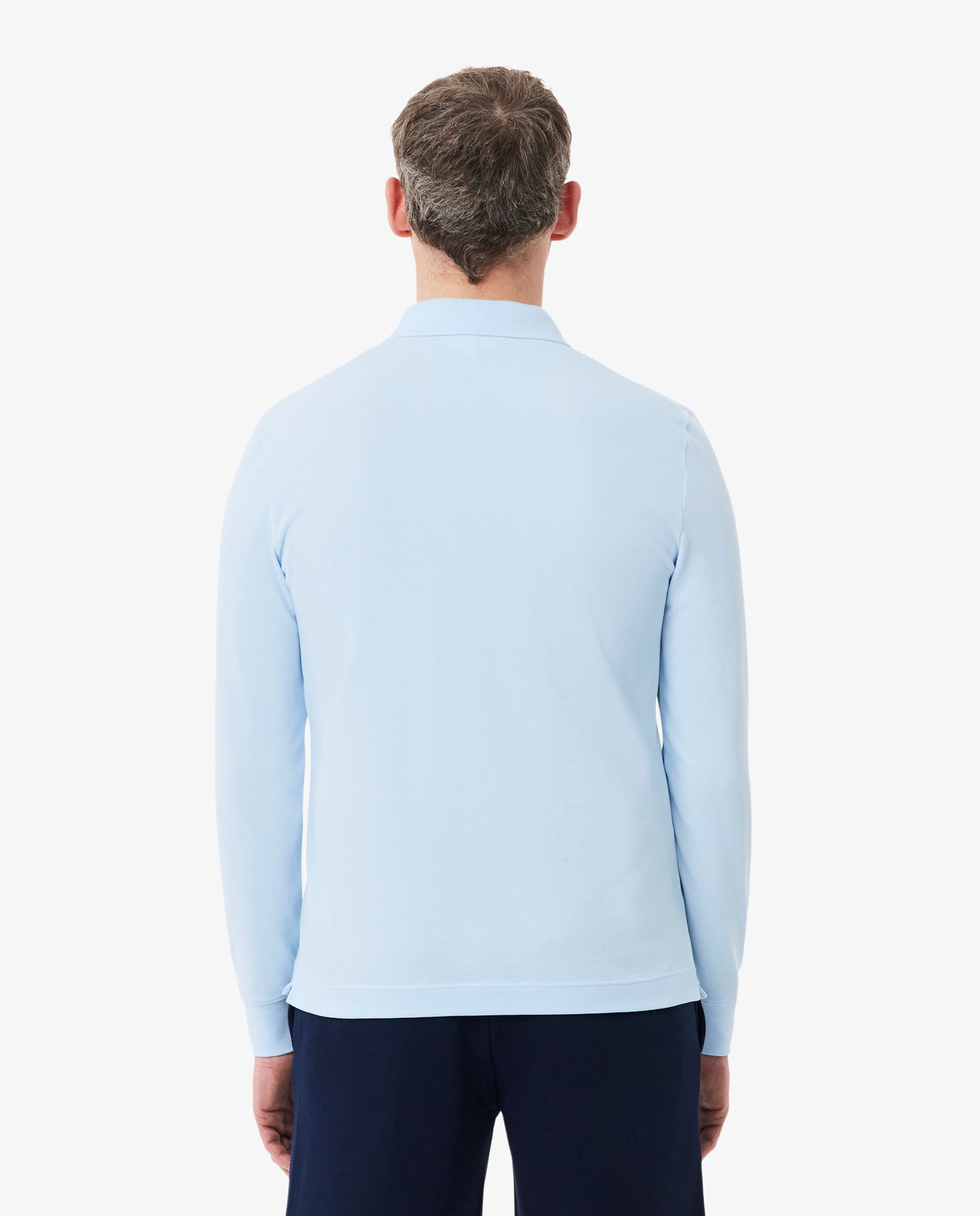 Polo de hombre de corte regular paris de piqué elástico de manga corta - Lacoste - Azul claro Azul claro-2