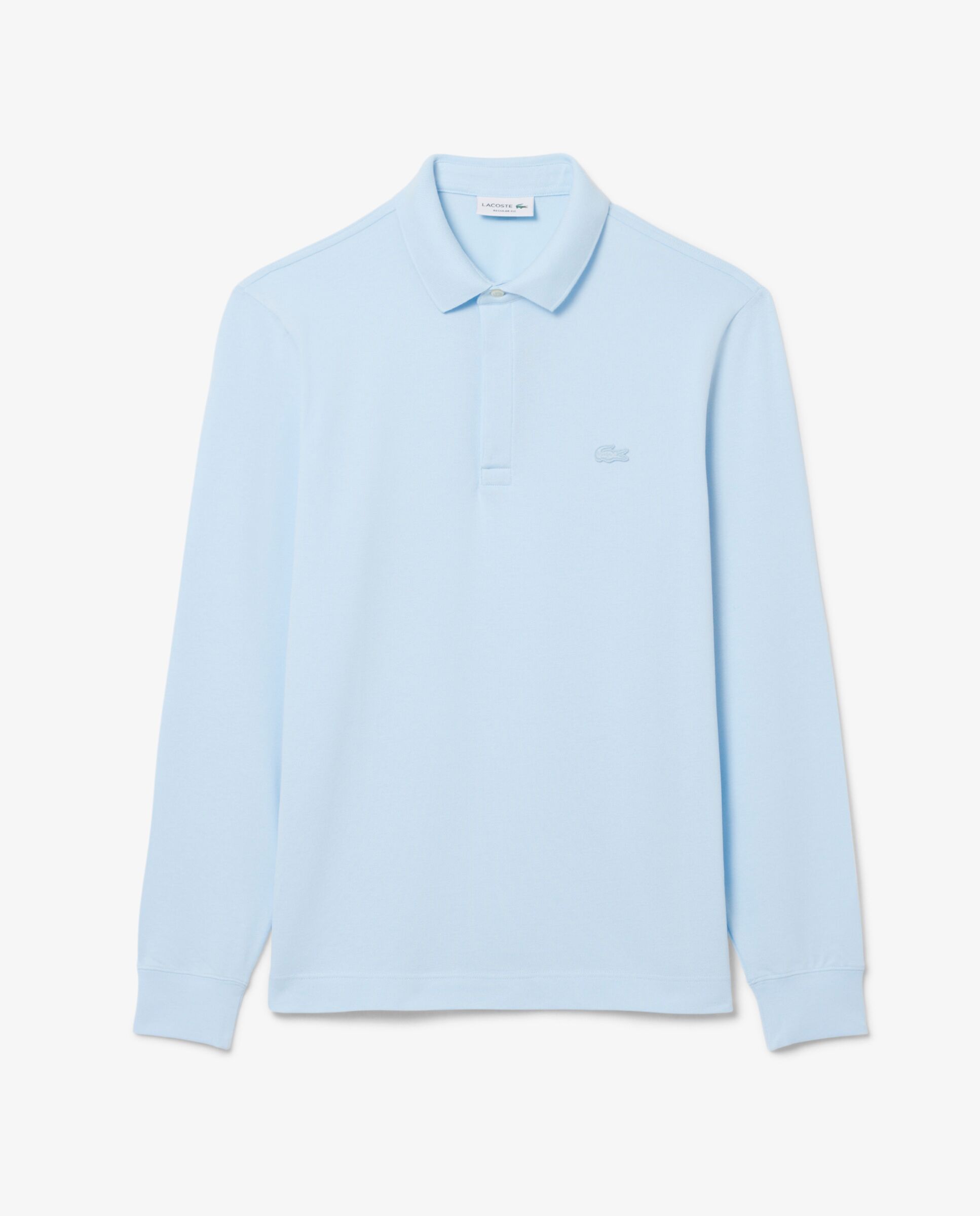 Polo de hombre de corte regular paris de piqué elástico de manga corta - Lacoste - Azul claro Azul claro-6