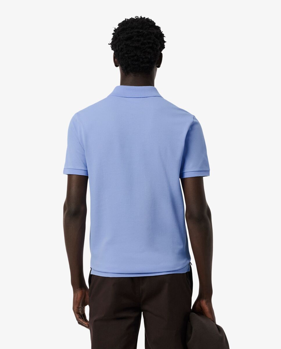 Polo de hombre de piqué de corte ajustado de manga corta - Lila Lila-2