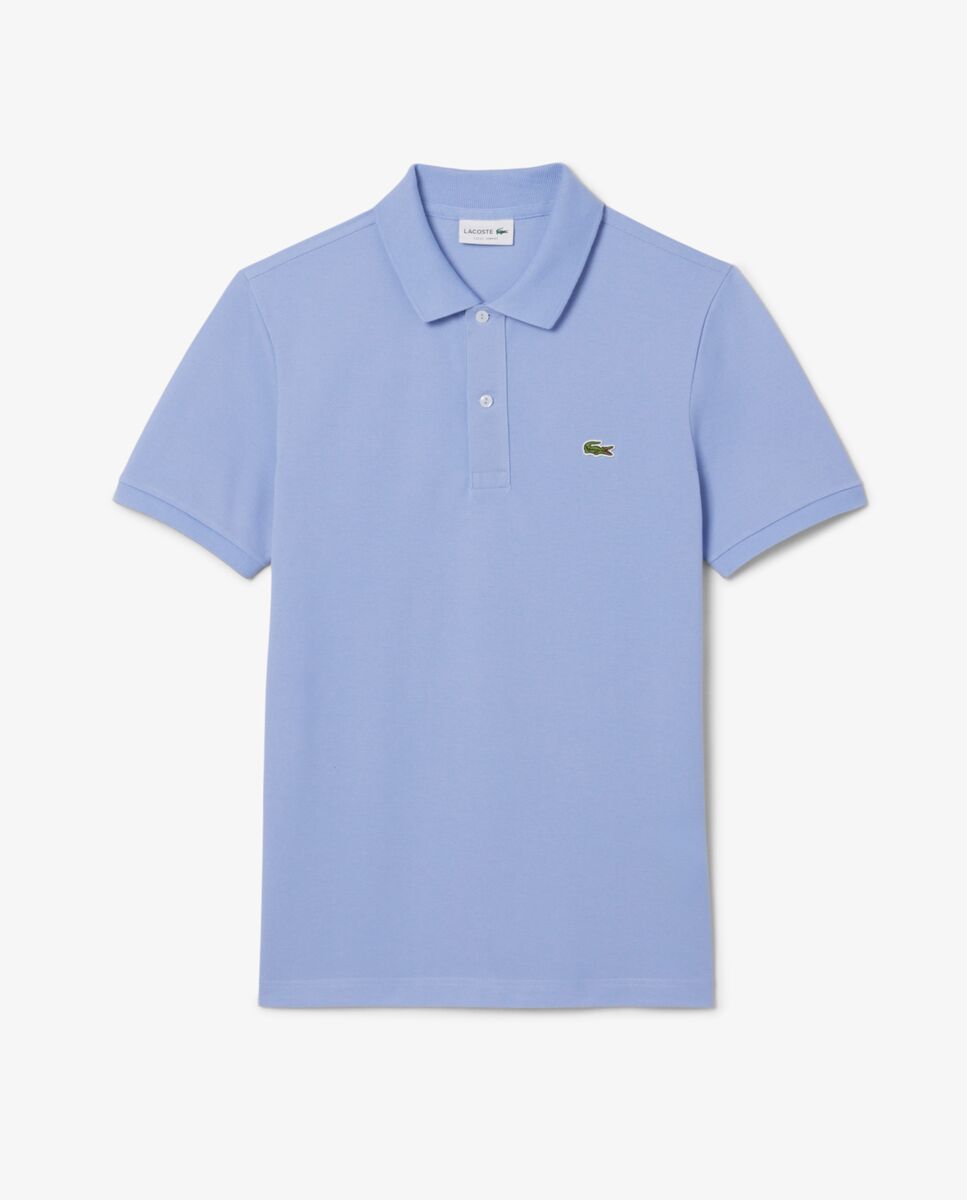 Polo de hombre de piqué de corte ajustado de manga corta - Lila Lila-6