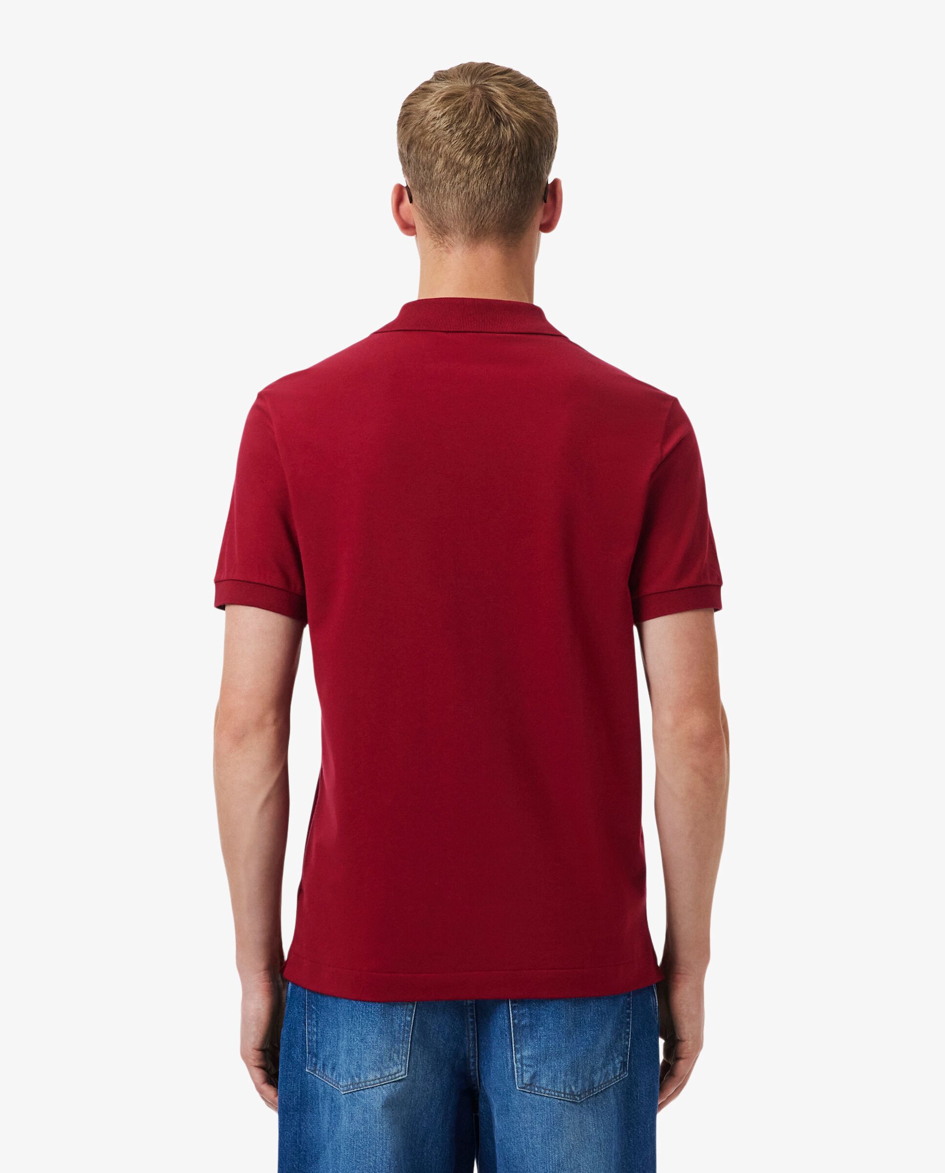 Polo de hombre de corte clásico de manga corta - Lacoste - Burdeos Burdeos-2