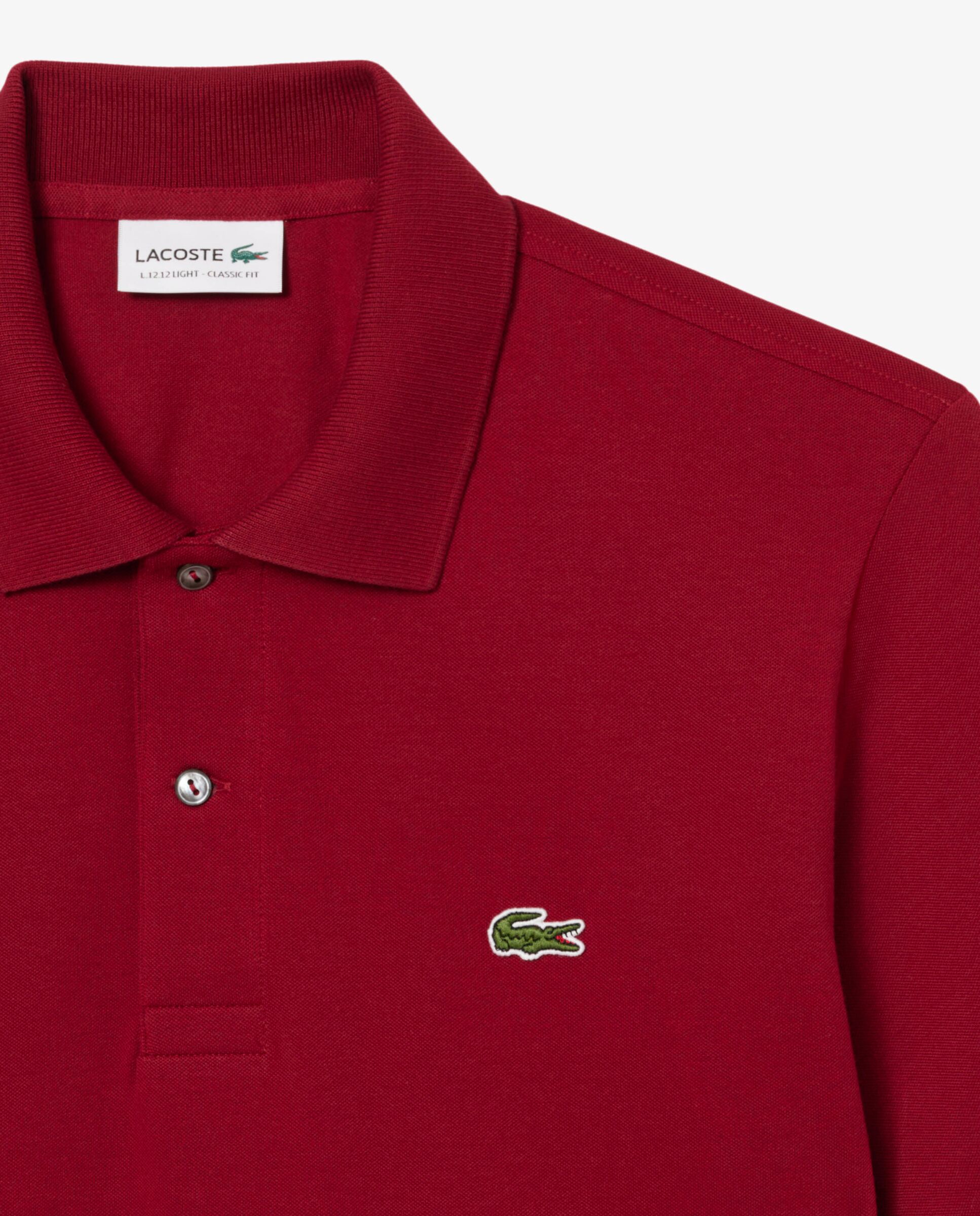 Polo de hombre de corte clásico de manga corta - Lacoste - Burdeos Burdeos-5