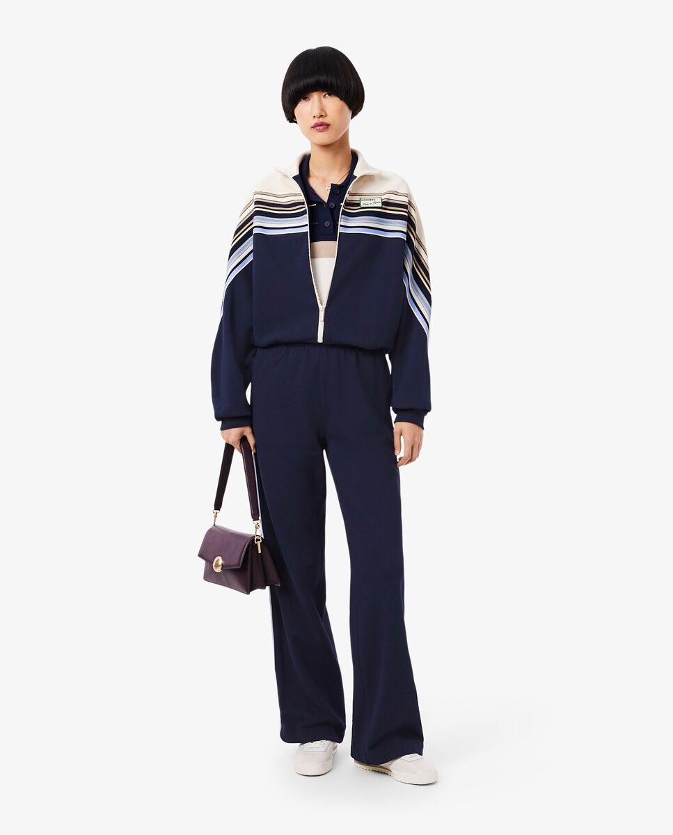 Pantalón de mujer de chándal de fabricación francesa - Lacoste - Azul marino Azul marino-4