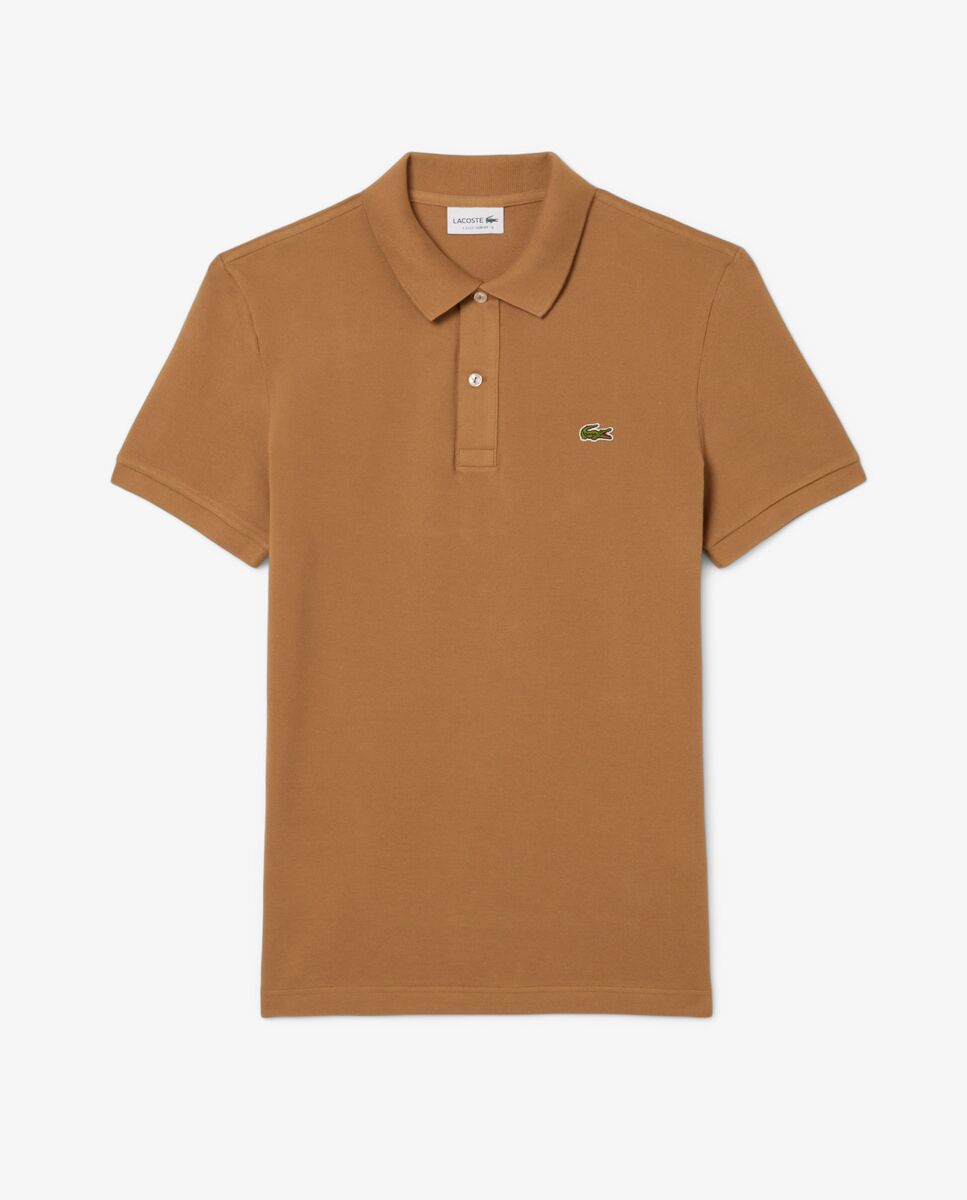Polo de hombre de piqué de corte ajustado de manga corta - Lacoste - Caramelo Caramelo-6