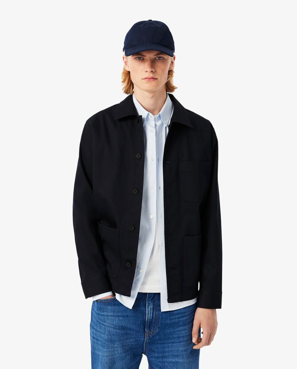 Lacoste - Sobrecamisa de hombre de algodón.