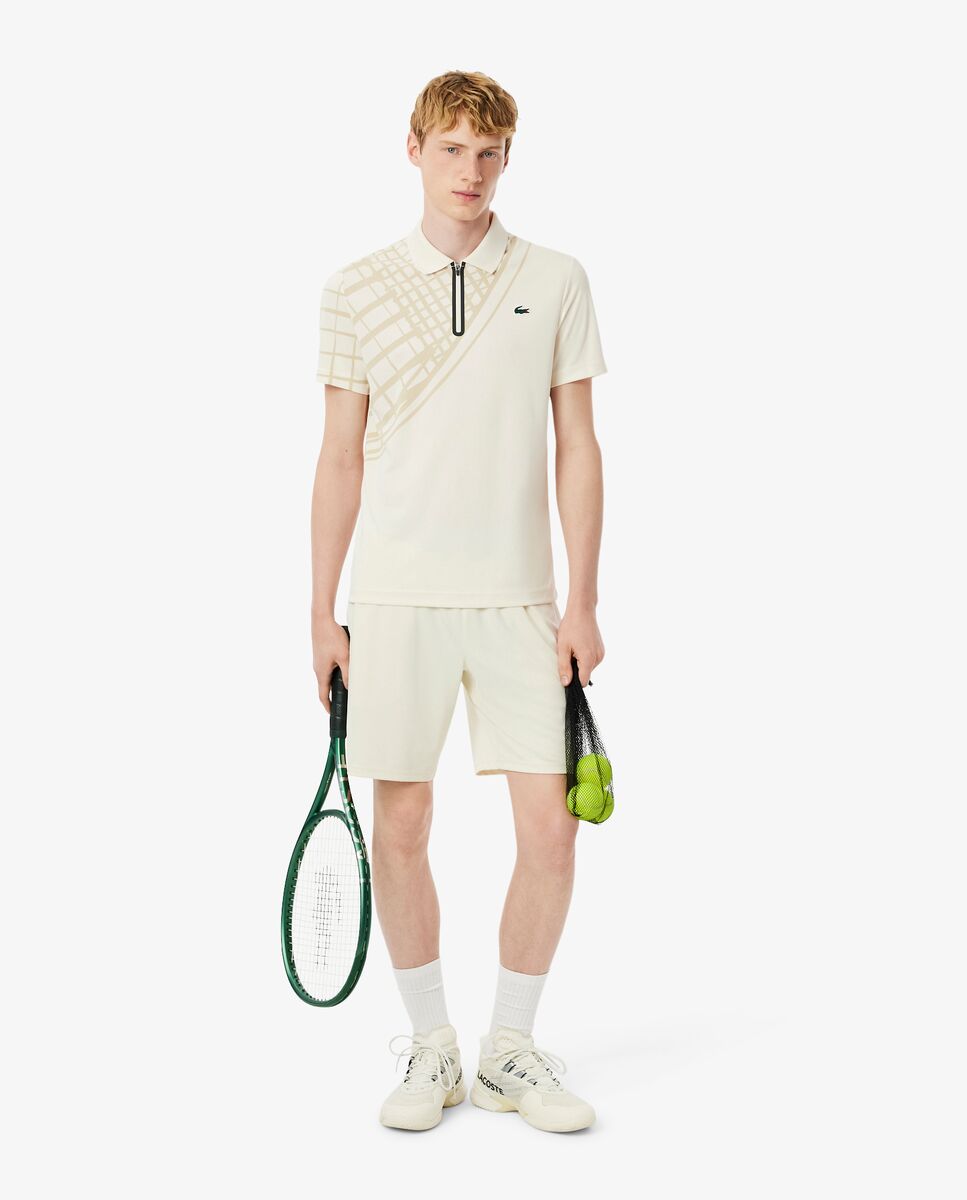 Polo de tennis ultra seco Lacoste - Blanco Blanco-4