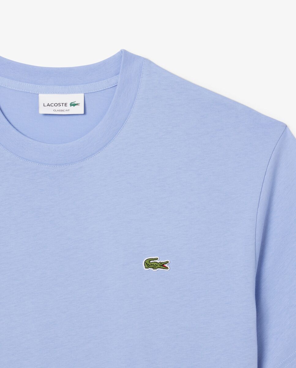 Camiseta de hombre de algodón de manga corta - Lacoste - Lila Lila-5
