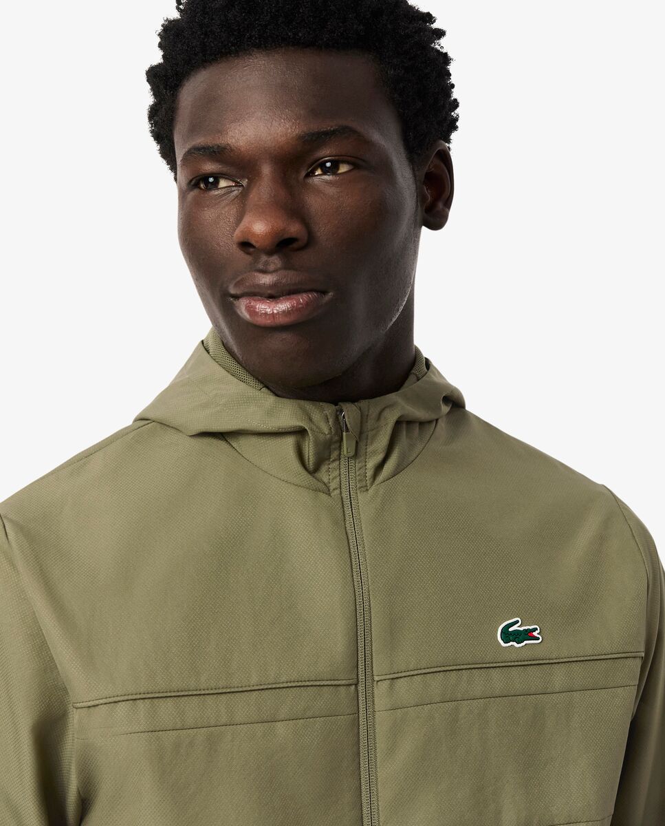 Cazadora de hombre deportiva hidrófuga - Verde militar Verde militar-3