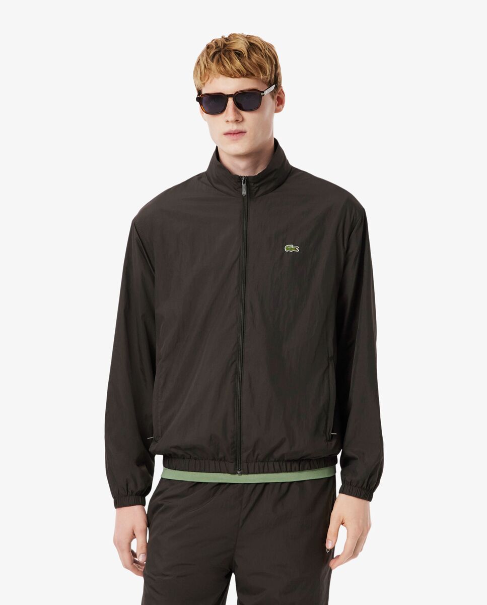 Lacoste - Chaqueta de hombre con capucha hidrófuga.