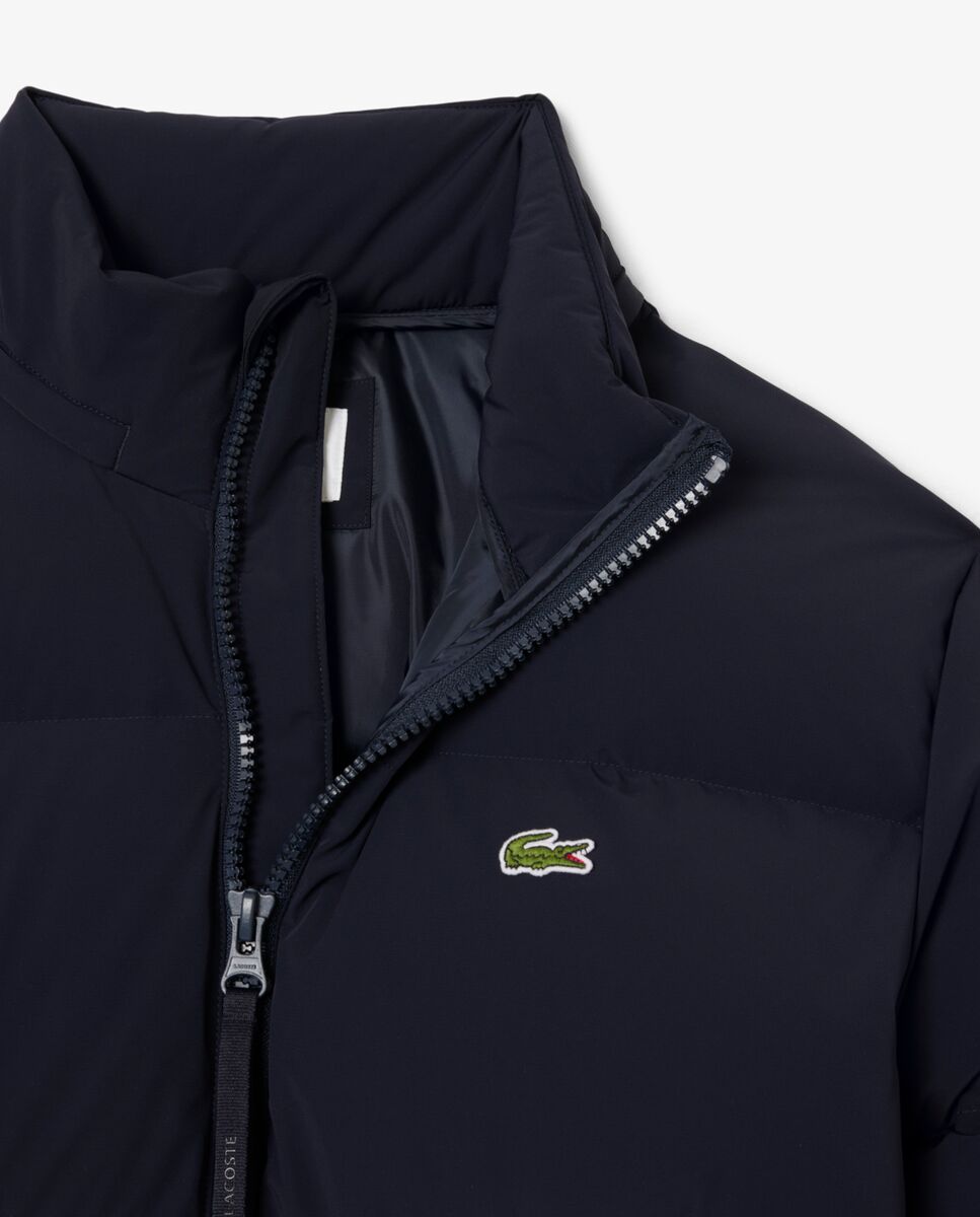 Chaqueta de hombre acolchada con capucha hidrófuga - Lacoste - Azul marino Azul marino-5