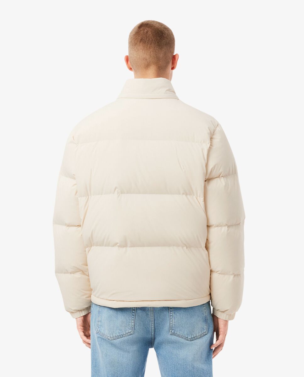 Chaqueta de hombre acolchada con capucha hidrófuga - Lacoste - Blanco Blanco-2