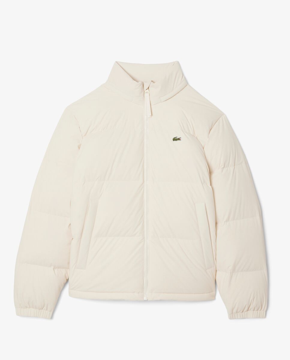 Chaqueta de hombre acolchada con capucha hidrófuga - Lacoste - Blanco Blanco-6