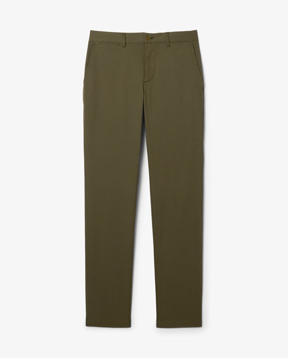 Pantalones joggers de hombre de algodón elástico - Verde militar Verde militar-6