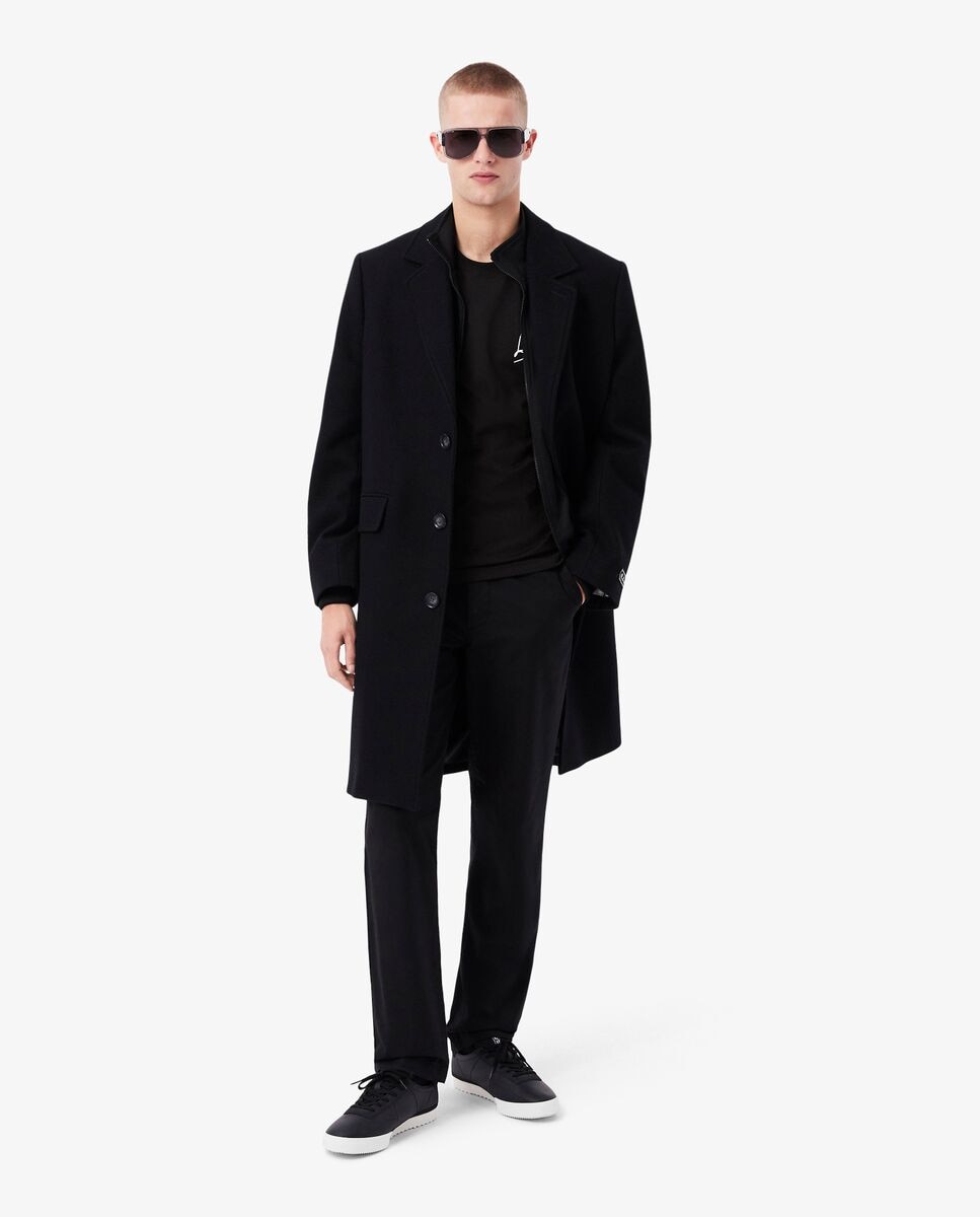 Camiseta de hombre de hombre con estampados de manga corta - Lacoste - Negro Negro-4