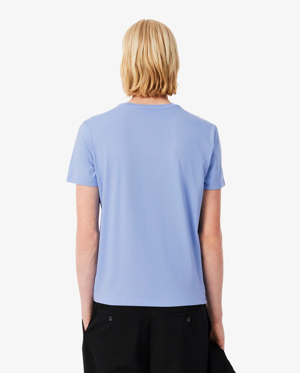 Camiseta de hombre de algodón pima de manga corta - Lacoste - Lila Lila-2