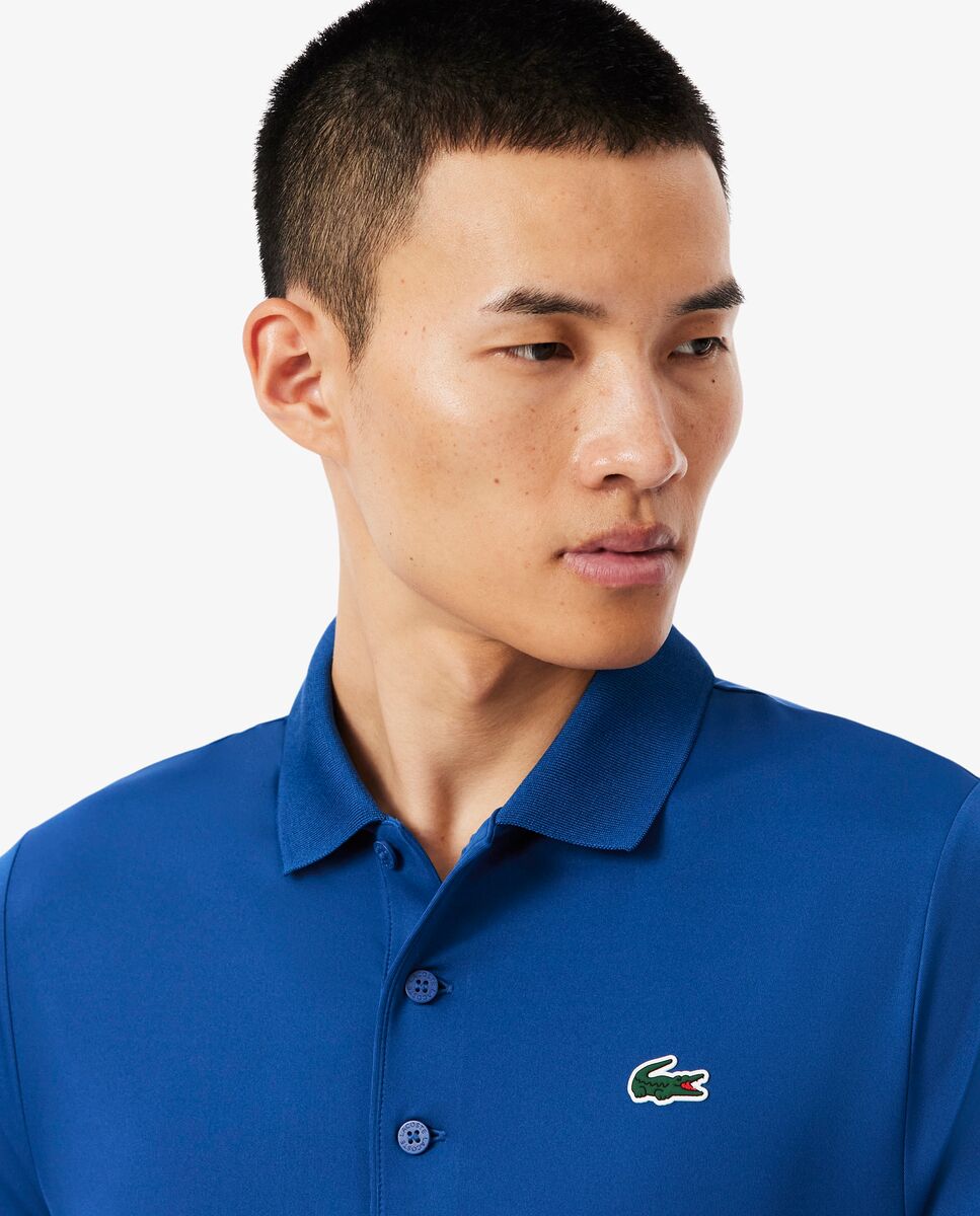 Polo de golf ligero, de corte regular, ultra seco, con protección solar UPF 50+ - Lacoste - Azul Azul-3