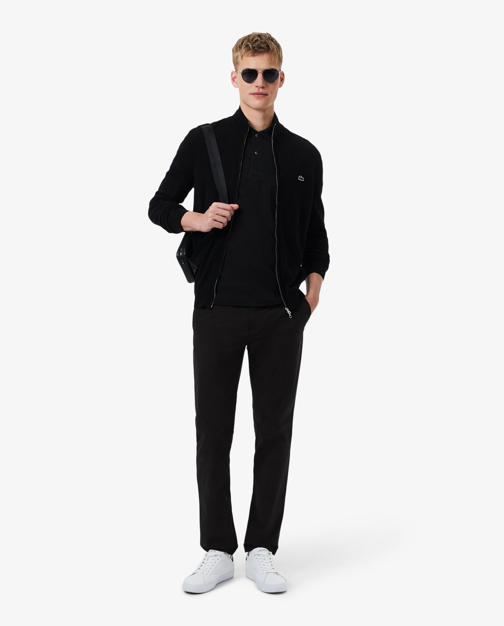 Pantalones joggers de hombre - Lacoste - Negro Negro-4